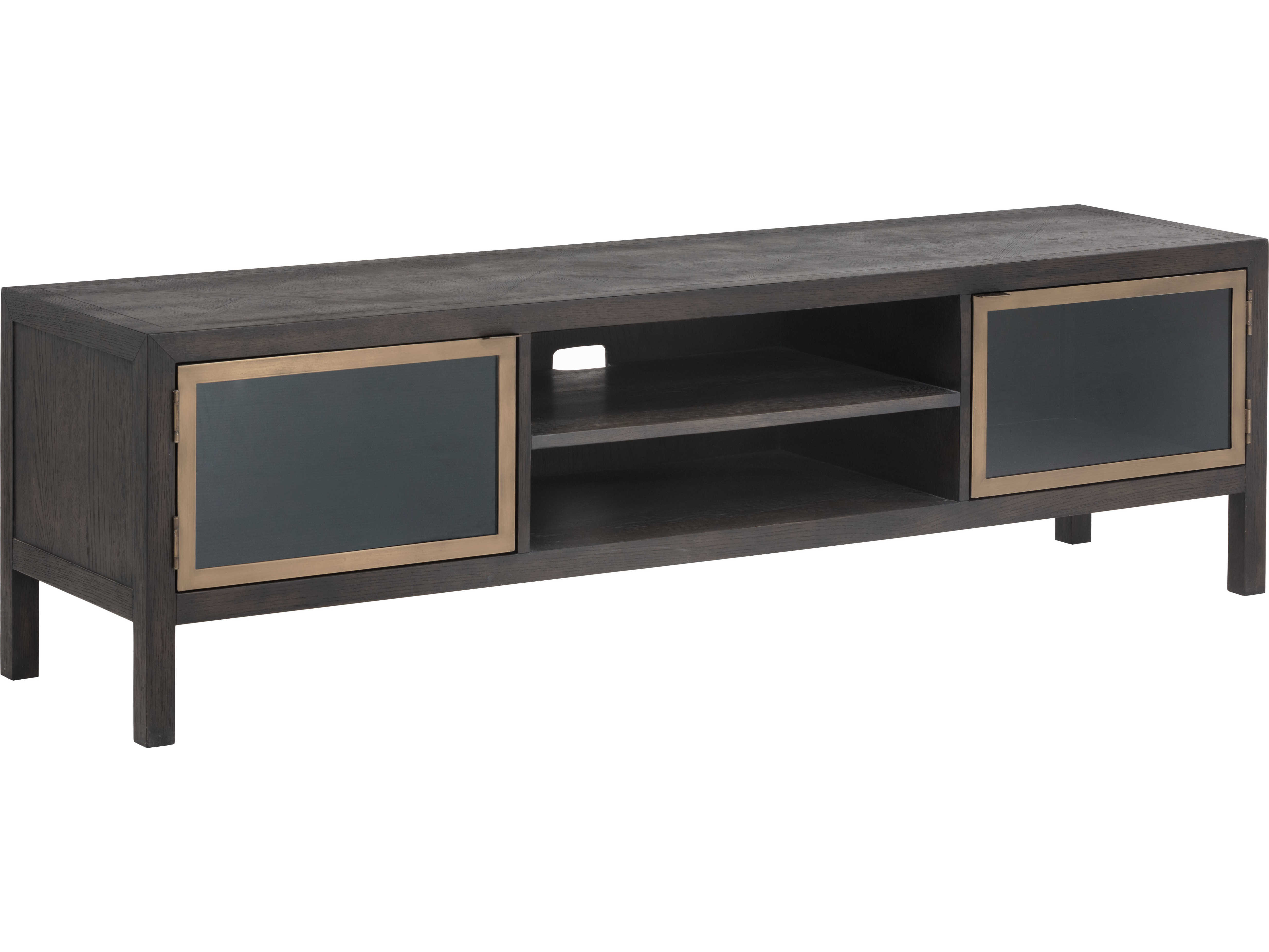Sunpan Modern Home Mixt Brown / Antique Brass TV Stand SPN103340