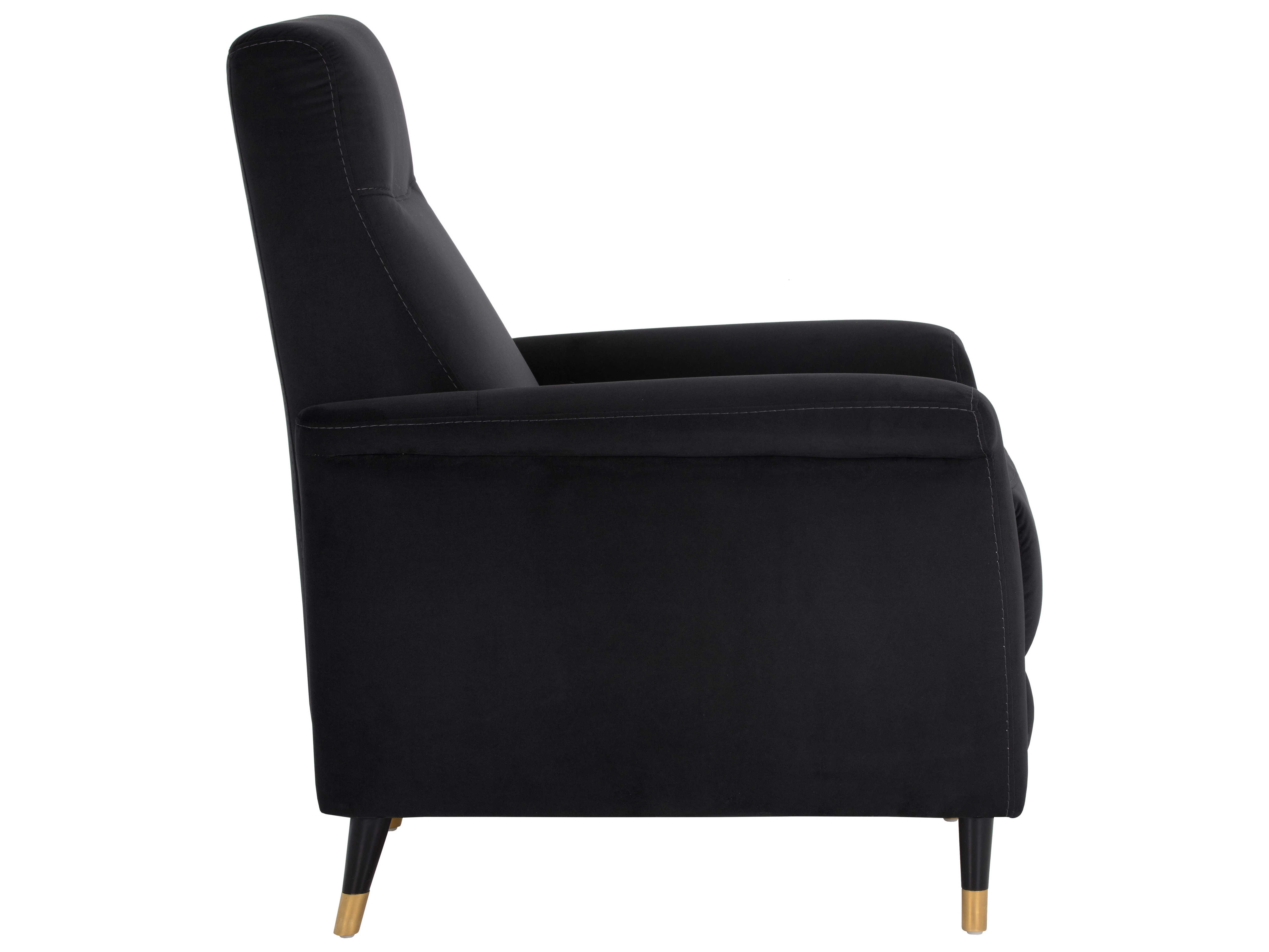 Sunpan Modern Home 5west Abbington Black Recliner Chair SPN106004
