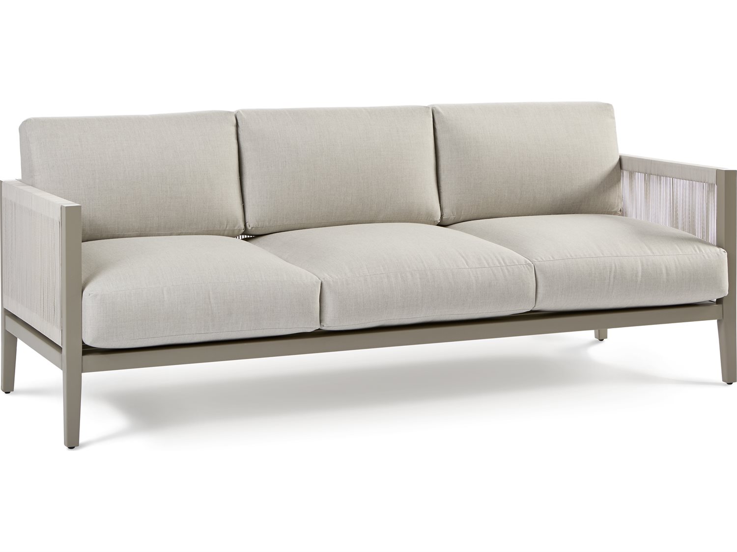 South Sea Rattan Nicole Aluminum Greystone Sofa SR72503