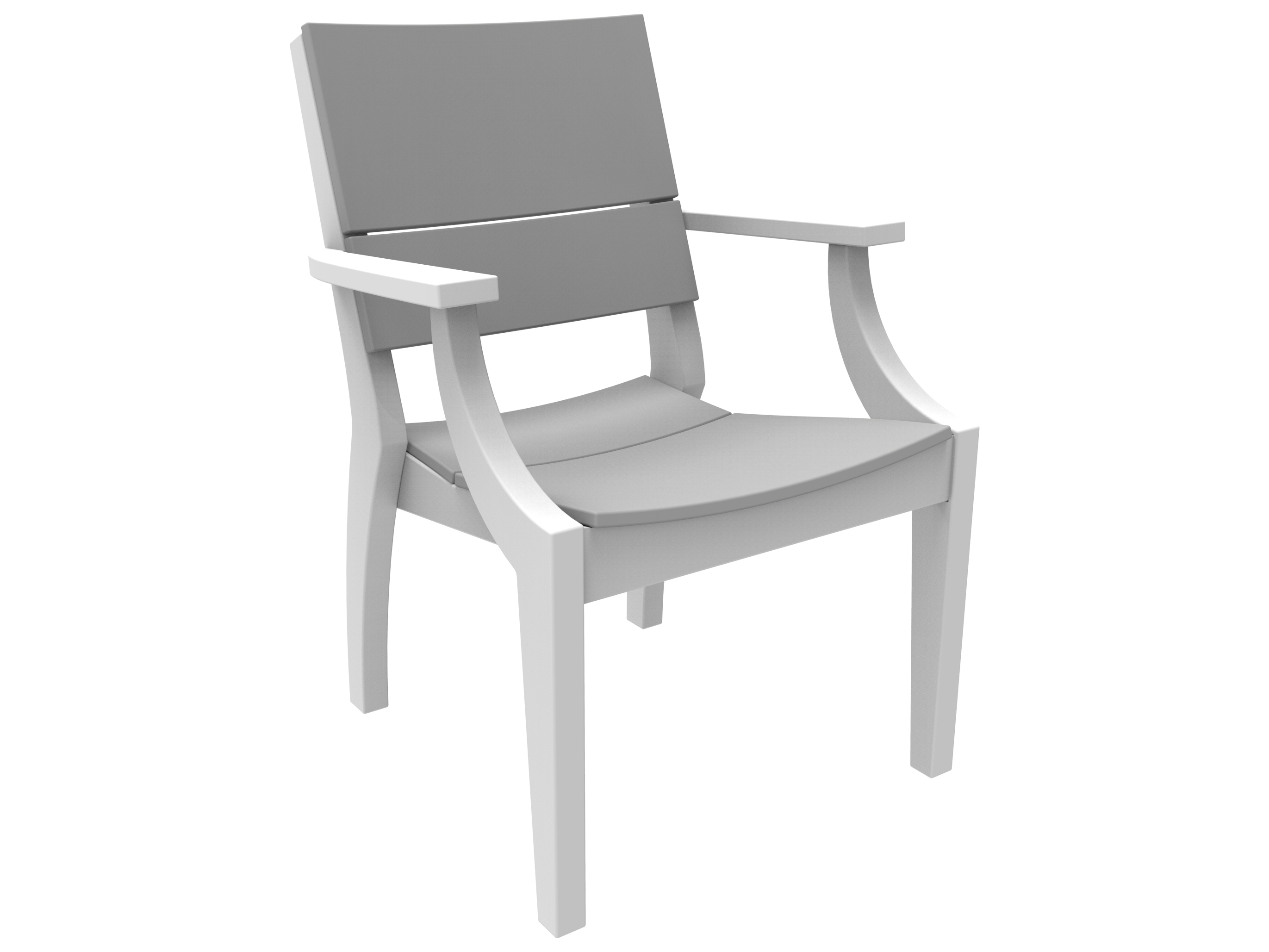 Seaside Casual Sym Recycled Plastic Outdoor Dining Set SSC220SET5