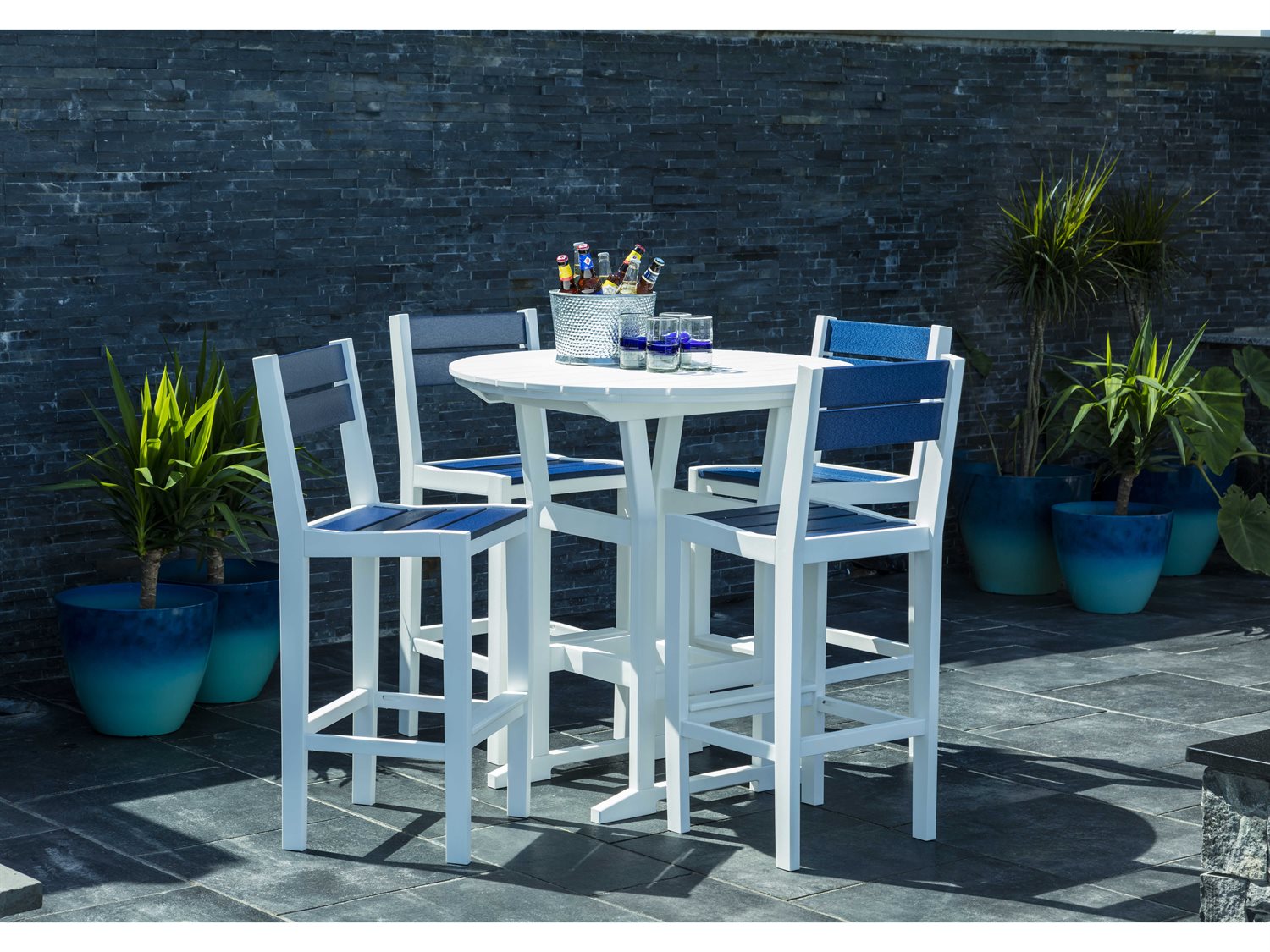 Seaside Casual Coastline Recycled Plastic Bar Set SSCCSTLNEBARSET1