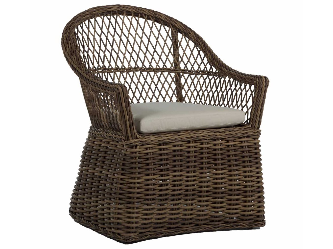 Summer Classics Soho Wicker Dining Arm Chair SUM3410