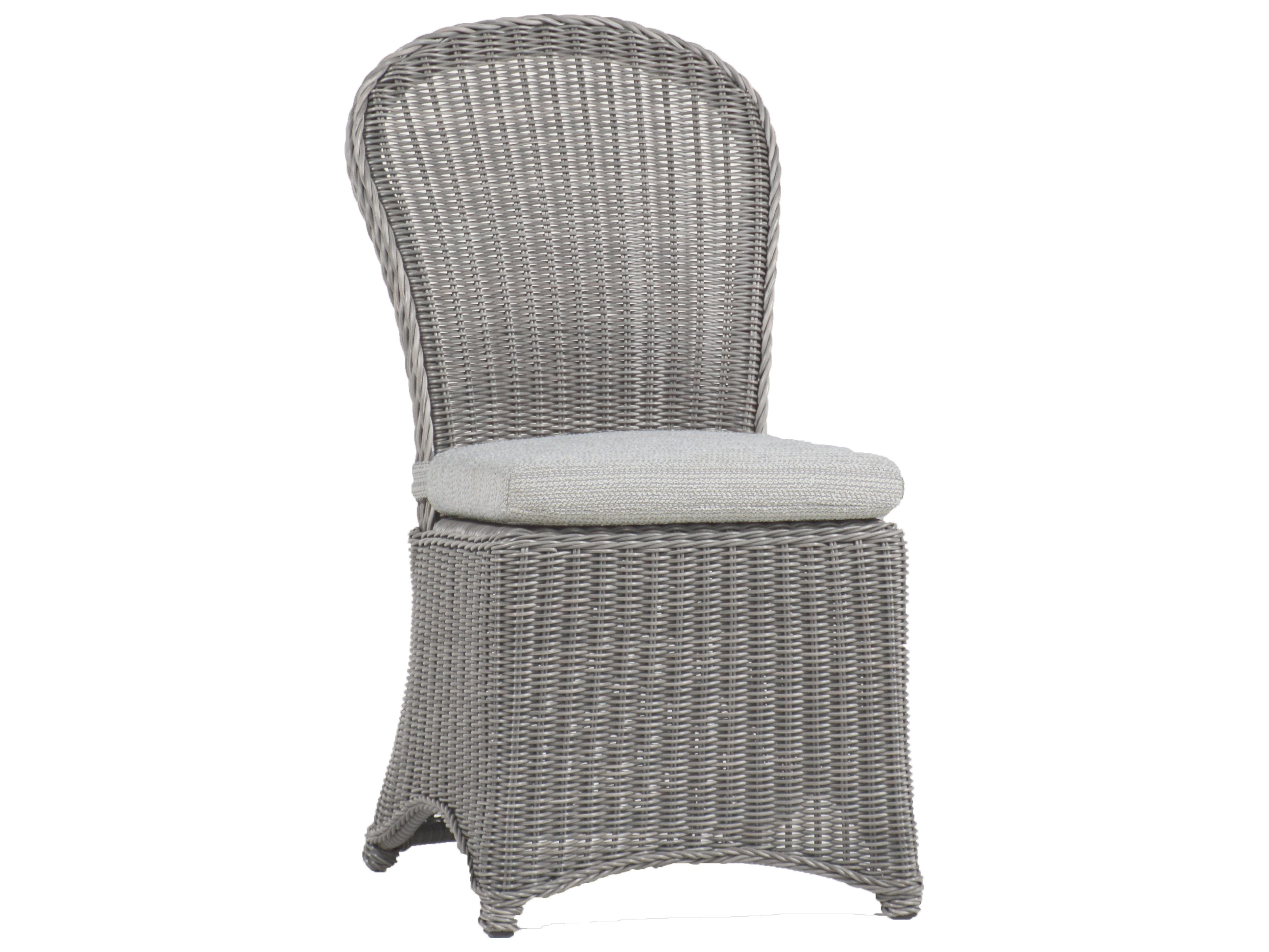 Summer Classics Regent Wicker Dining Arm Chair with Cushion SUM3536