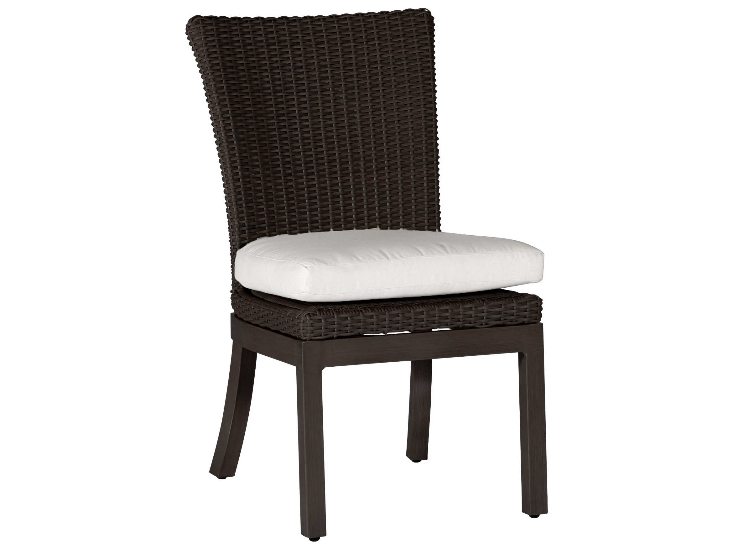 Summer Classics Rustic Wicker Outdoor Patio Dining Side Chair SUM3761