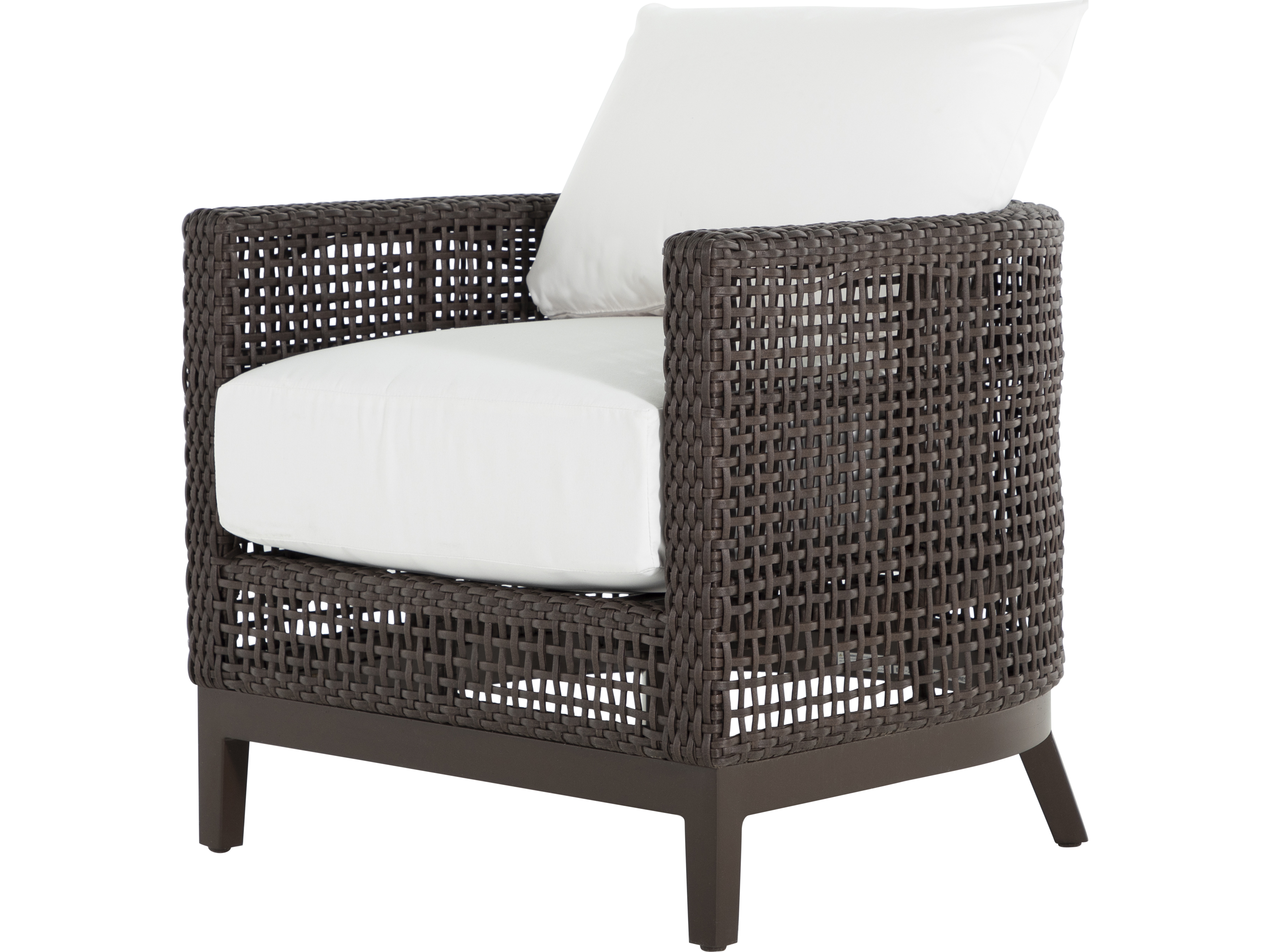 Summer Classics Peninsula Wicker Barrel Lounge Chair with Cushion SUM4212