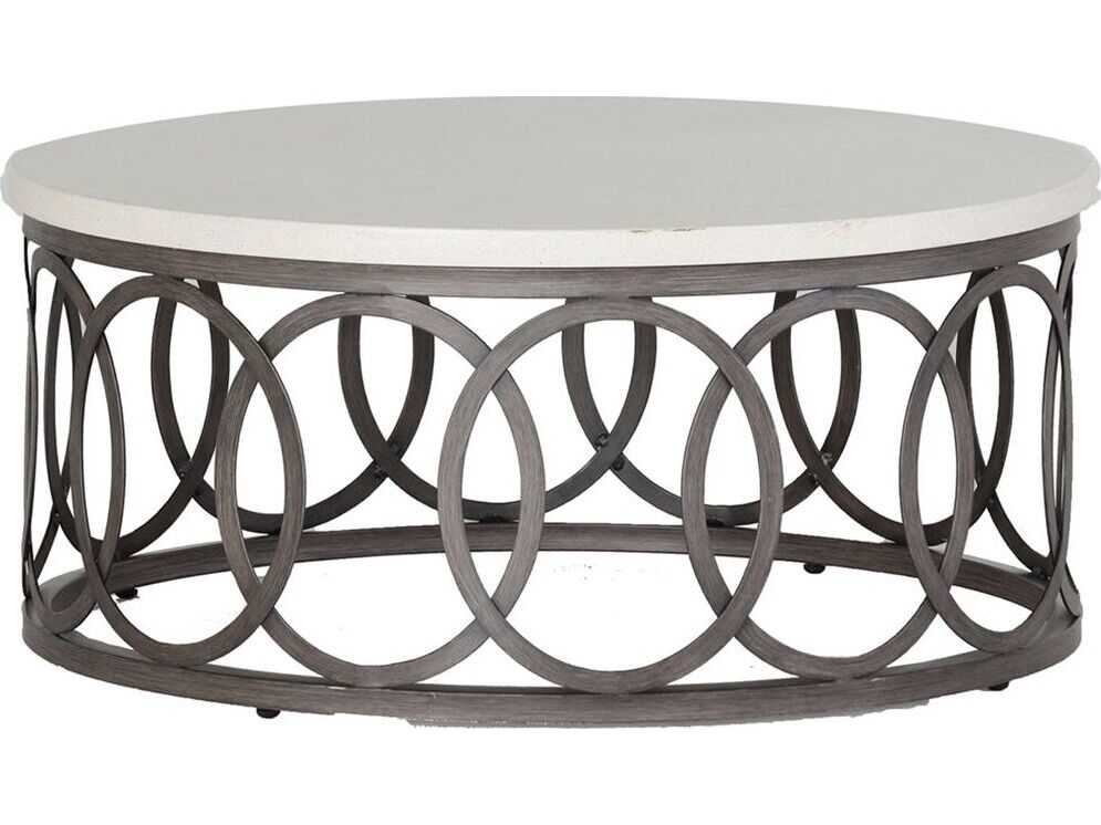 Summer Classics Ella Aluminum 36'' Round Coffee Table 4413