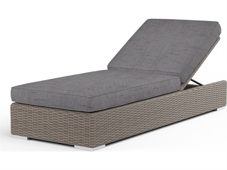 Sunset West Coronado Wicker Adjustable Outdoor Chaise Lounge