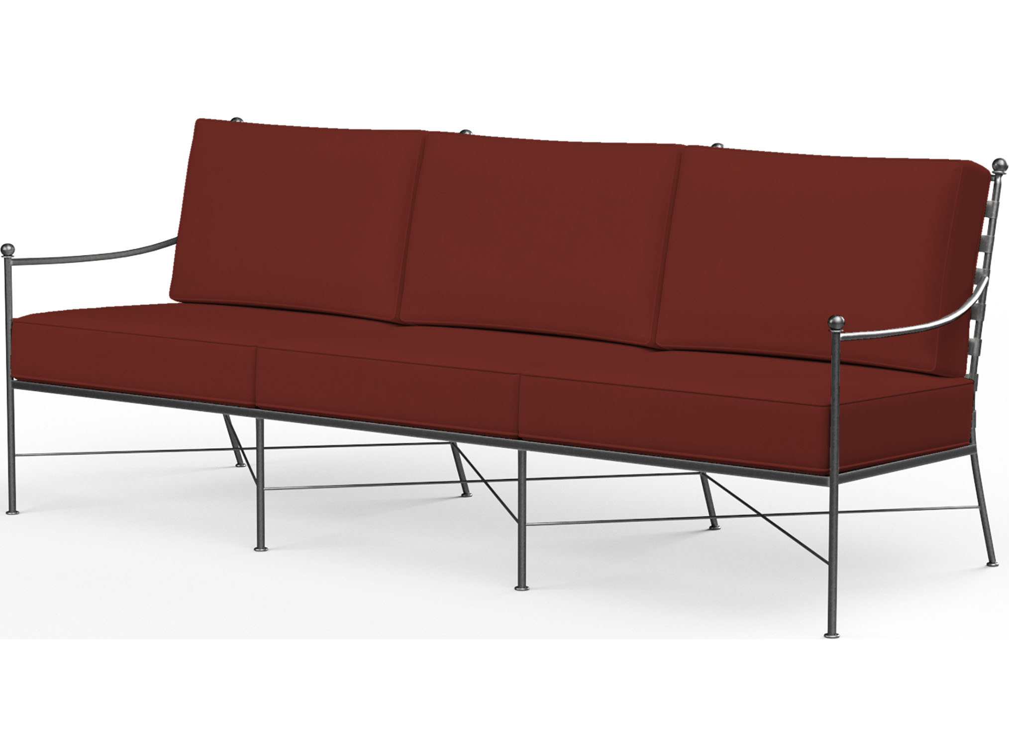 Sunset West Provence Wrought Iron Patio Sofa SW320123NONSTOCK