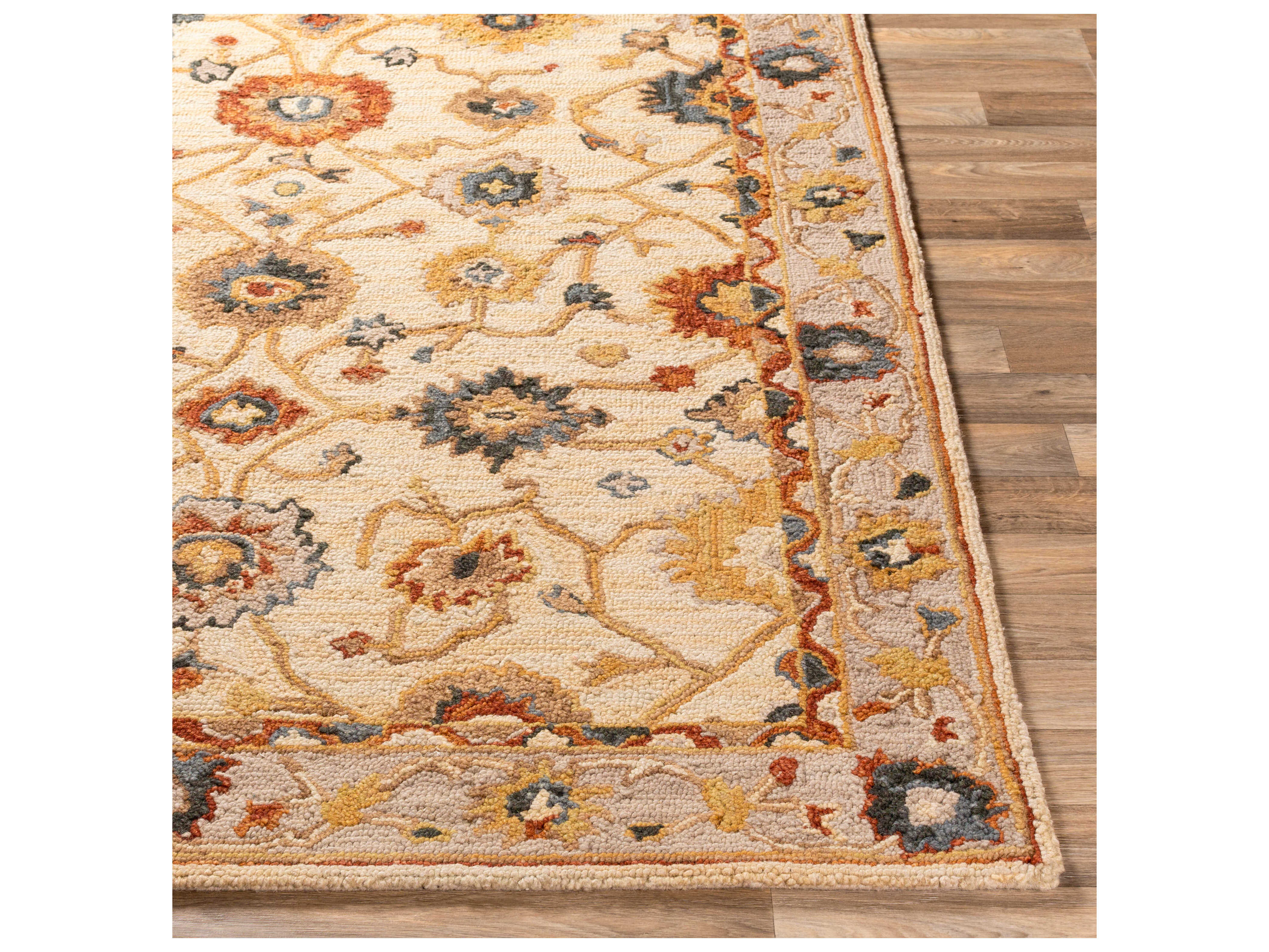 Surya Artemis Taupe / Dark Brown Rectangular Area Rug SYAES2306REC