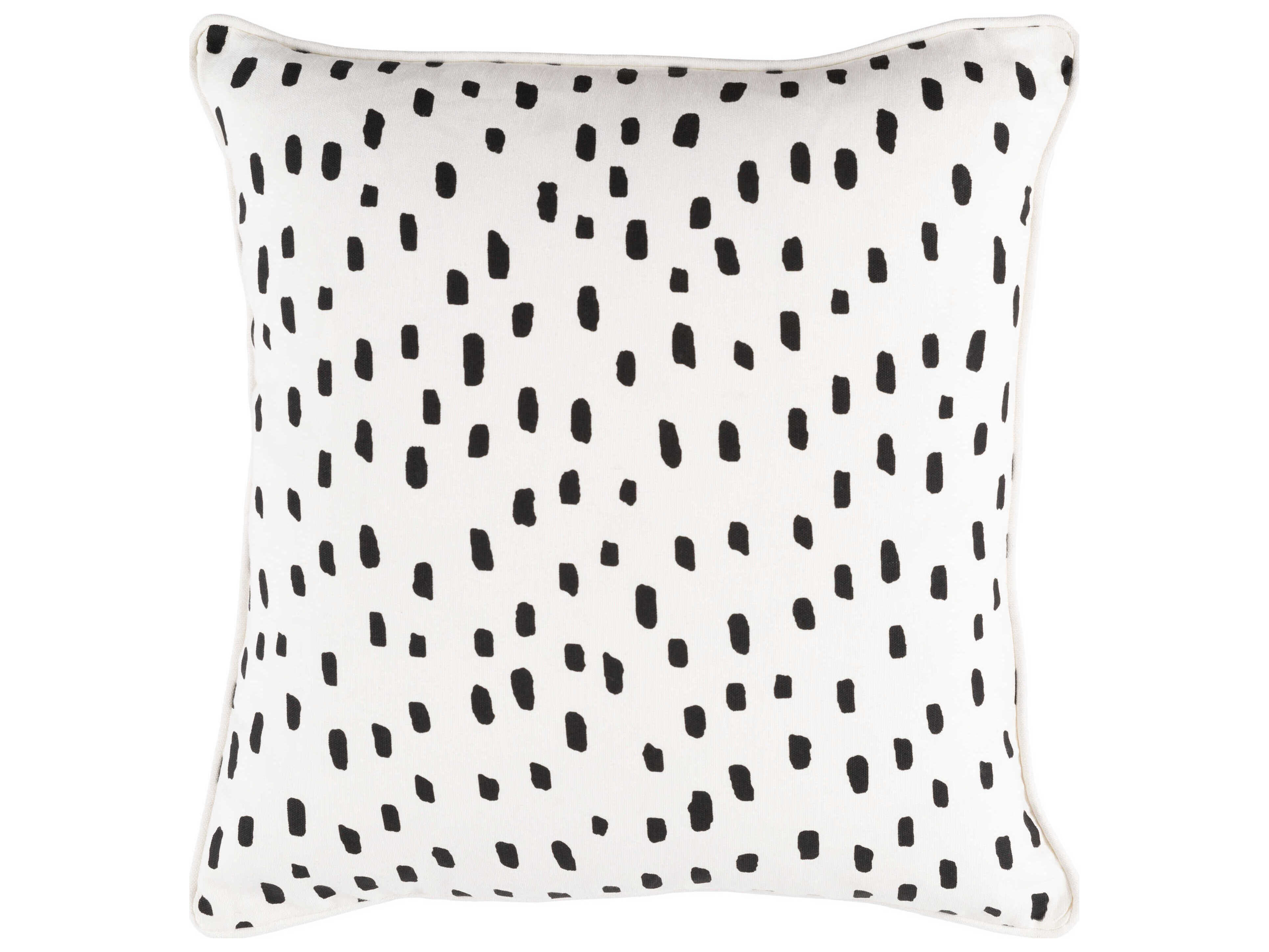 Surya Glyph Cream / Ivory / Black Pillow SYGLYP7074