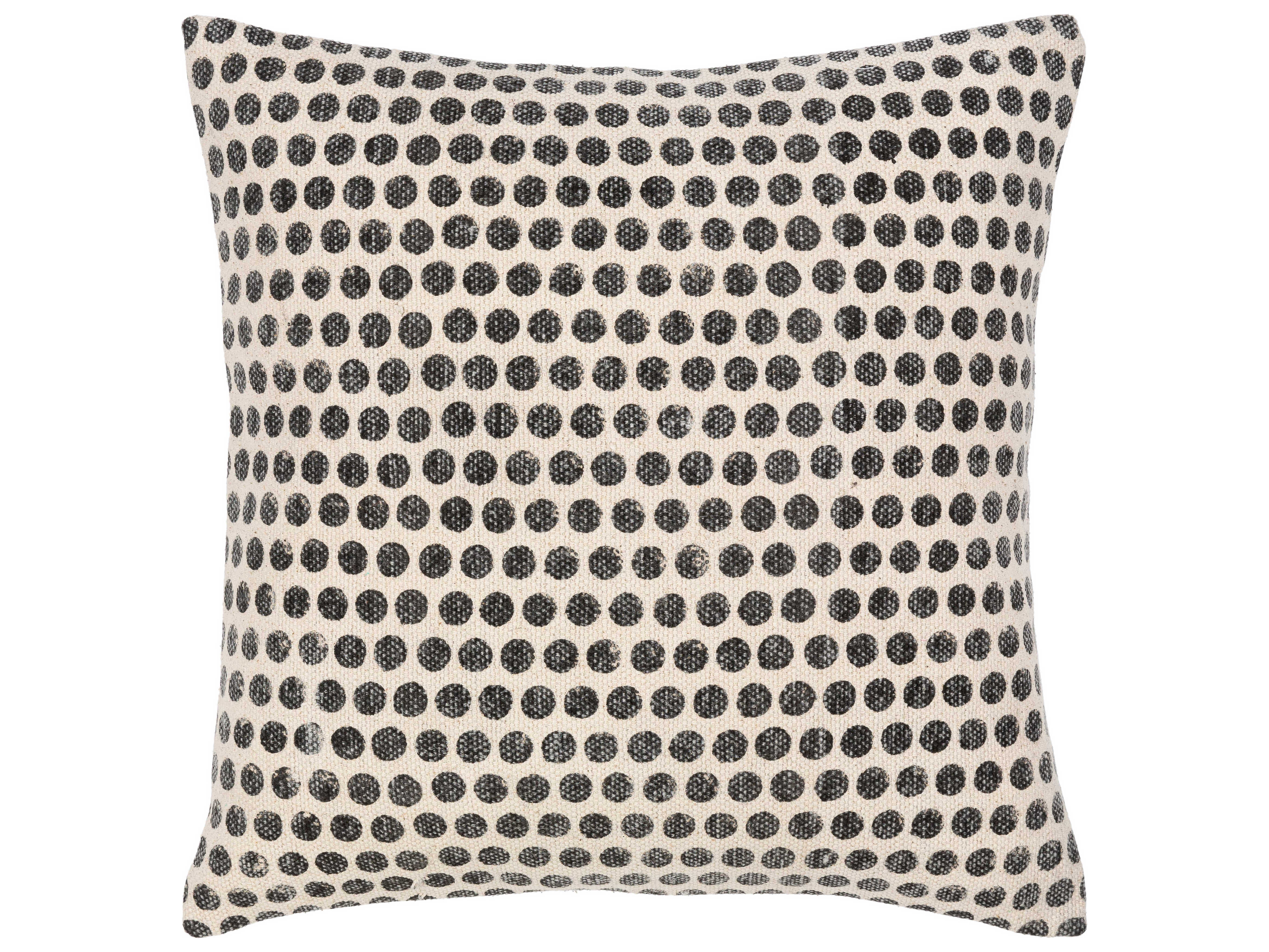 Surya Janya Black / Light Beige Pillow SYJNY019