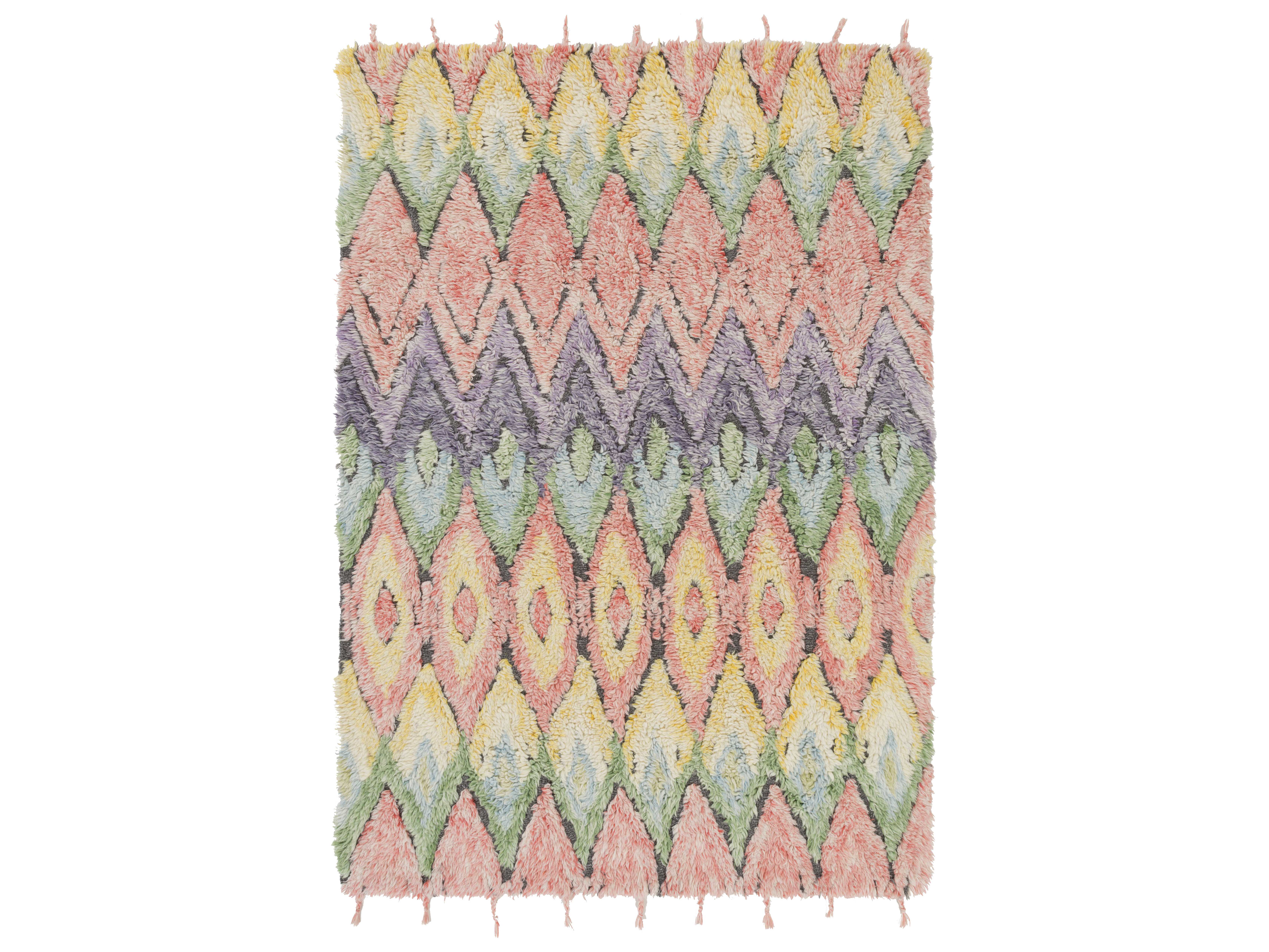 Surya Luna Rectangular Coral & Sea Foam Area Rug SYLUN7000REC