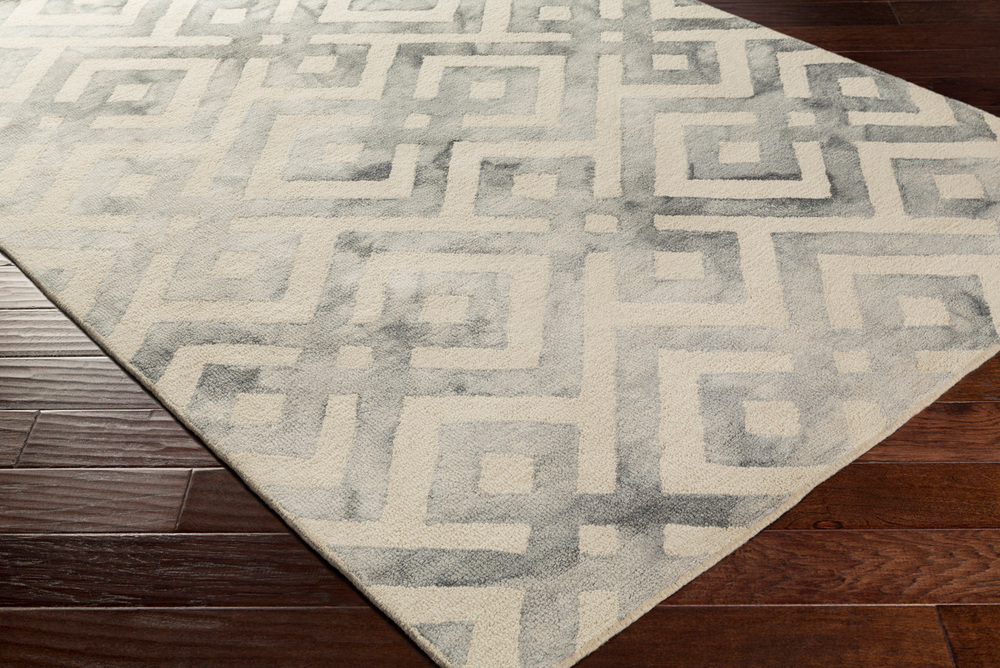 Surya Serafina Rectangular Light Gray Area Rug SYSRF2001REC