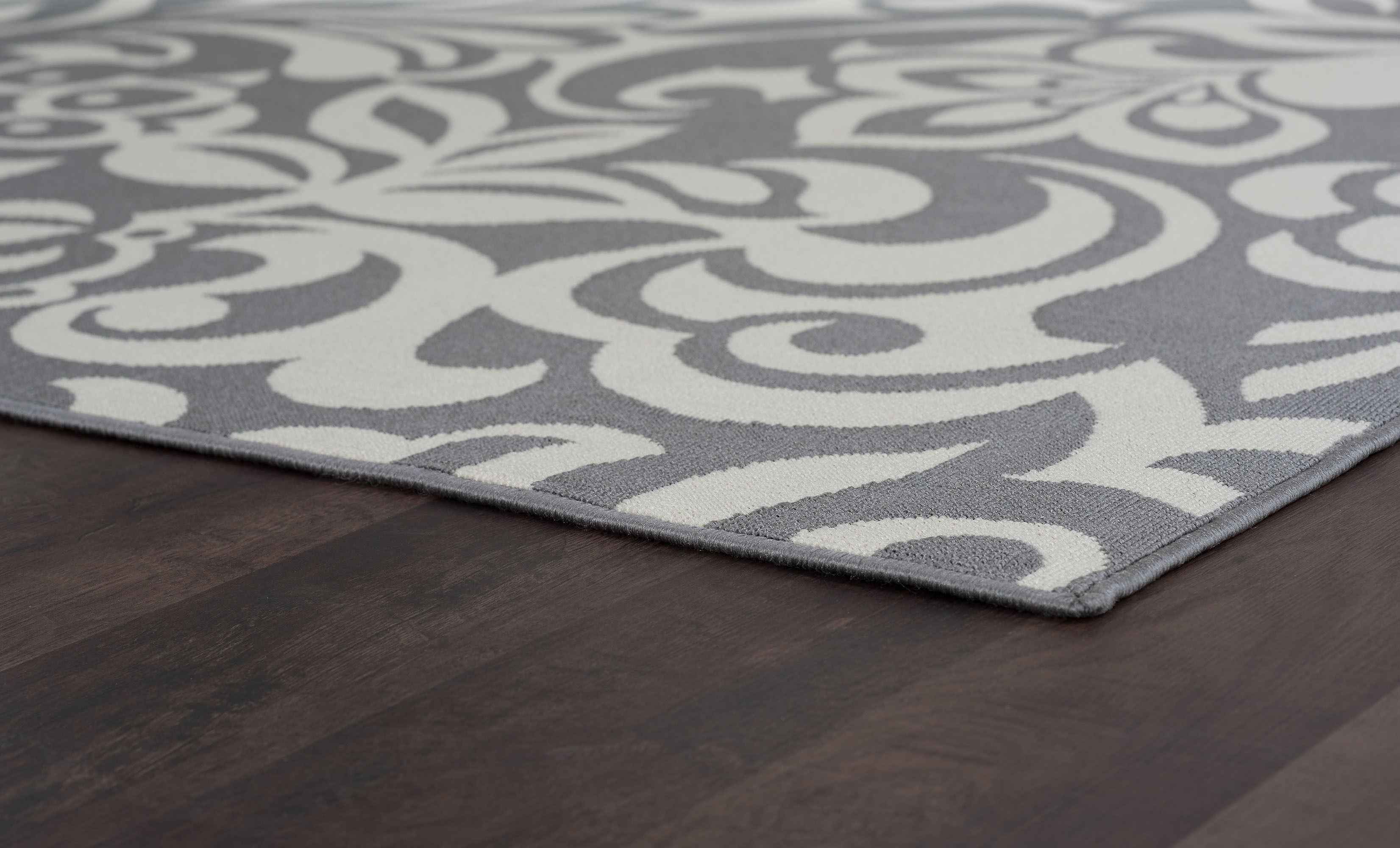 Tayse Rugs Garden City Tahari Gray Rectangular Area Rug TAGCT1029REC