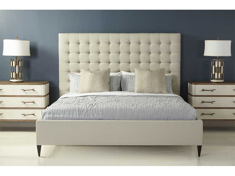 Theodore Alexander Upholstered King Platform Bed TAL10180
