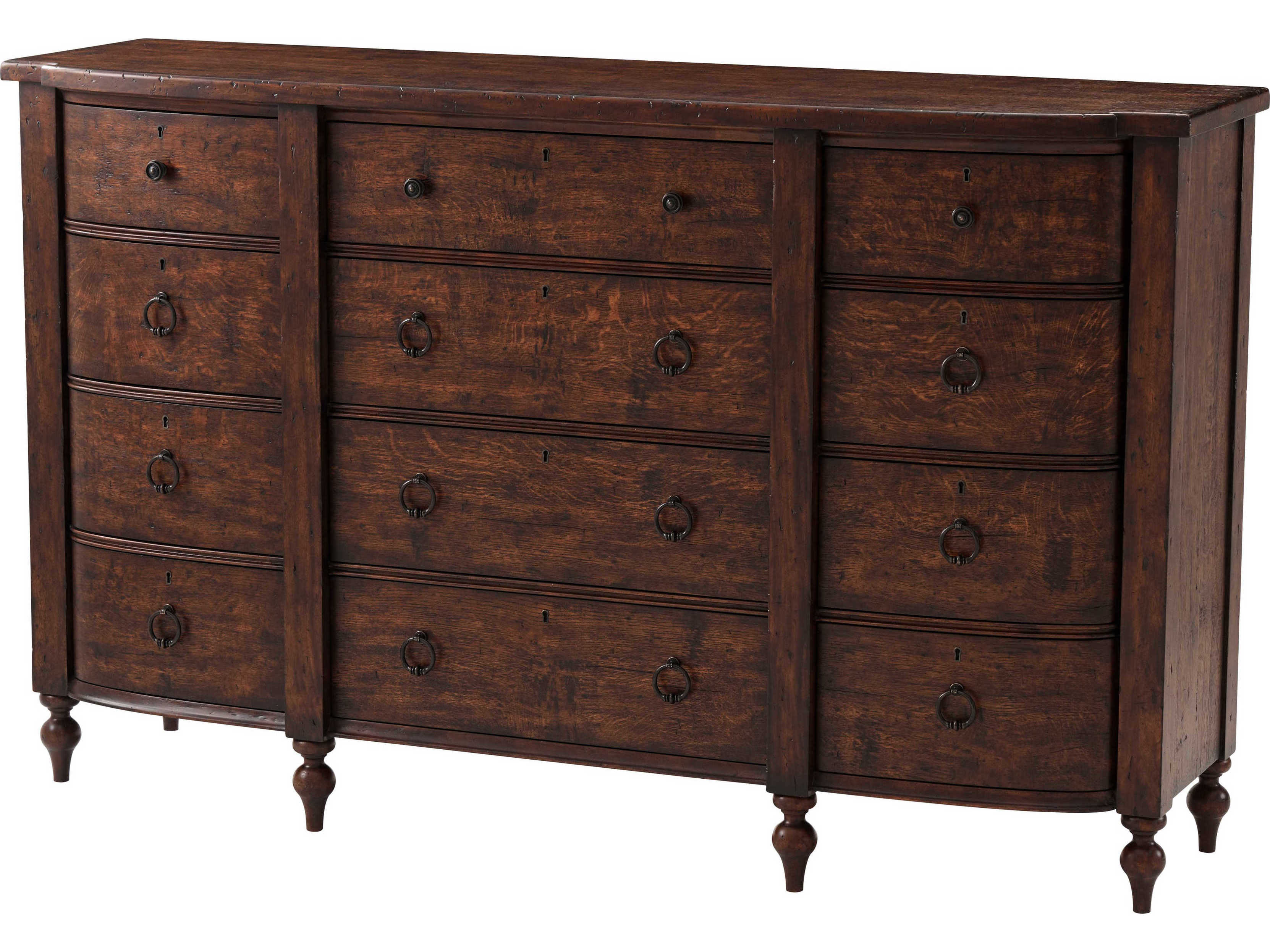 Theodore Alexander Althorp Victory Oak Brown Mahogany Wood Naseby