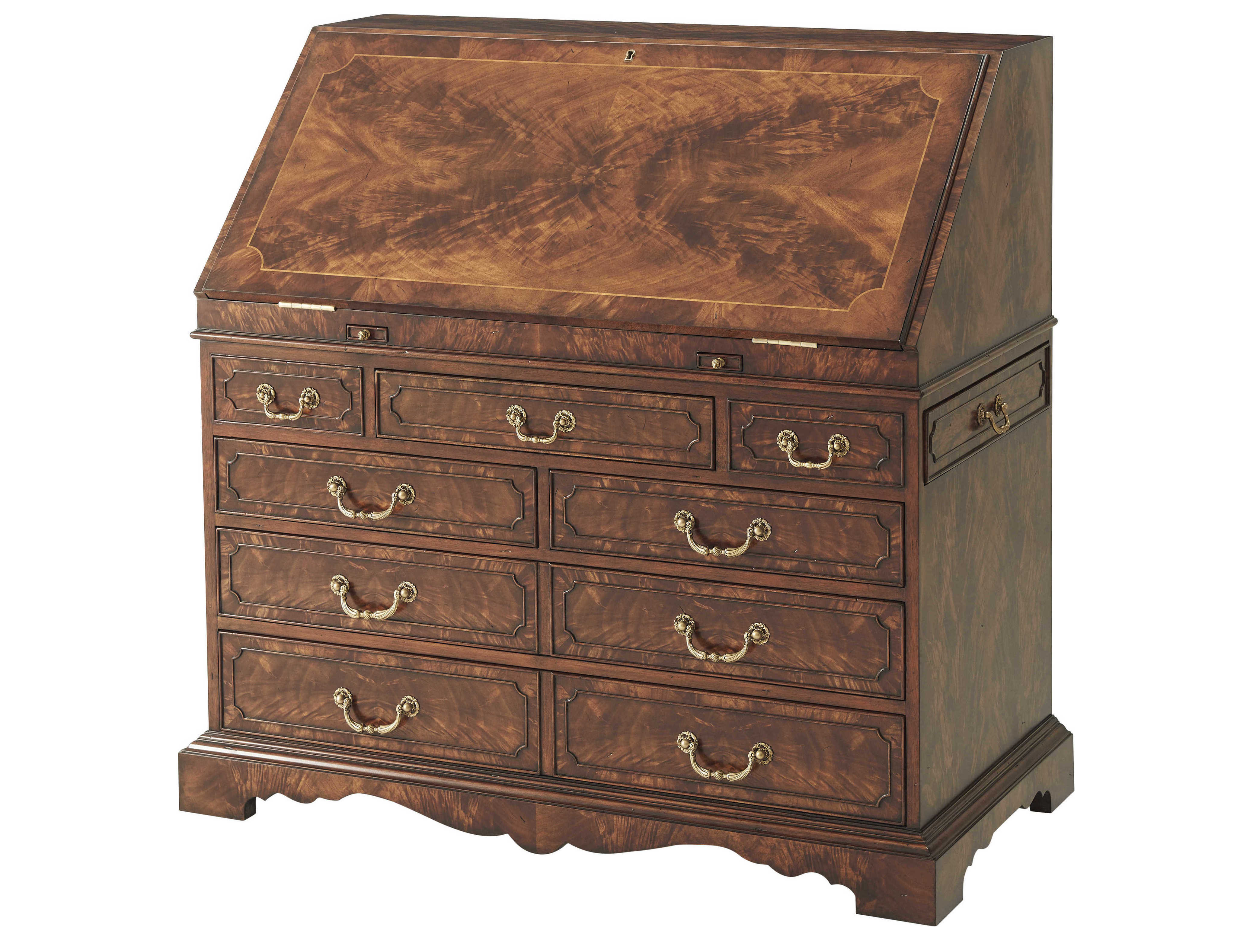 Theodore Alexander Althorp Living History Roll Top 45" Flame Figured