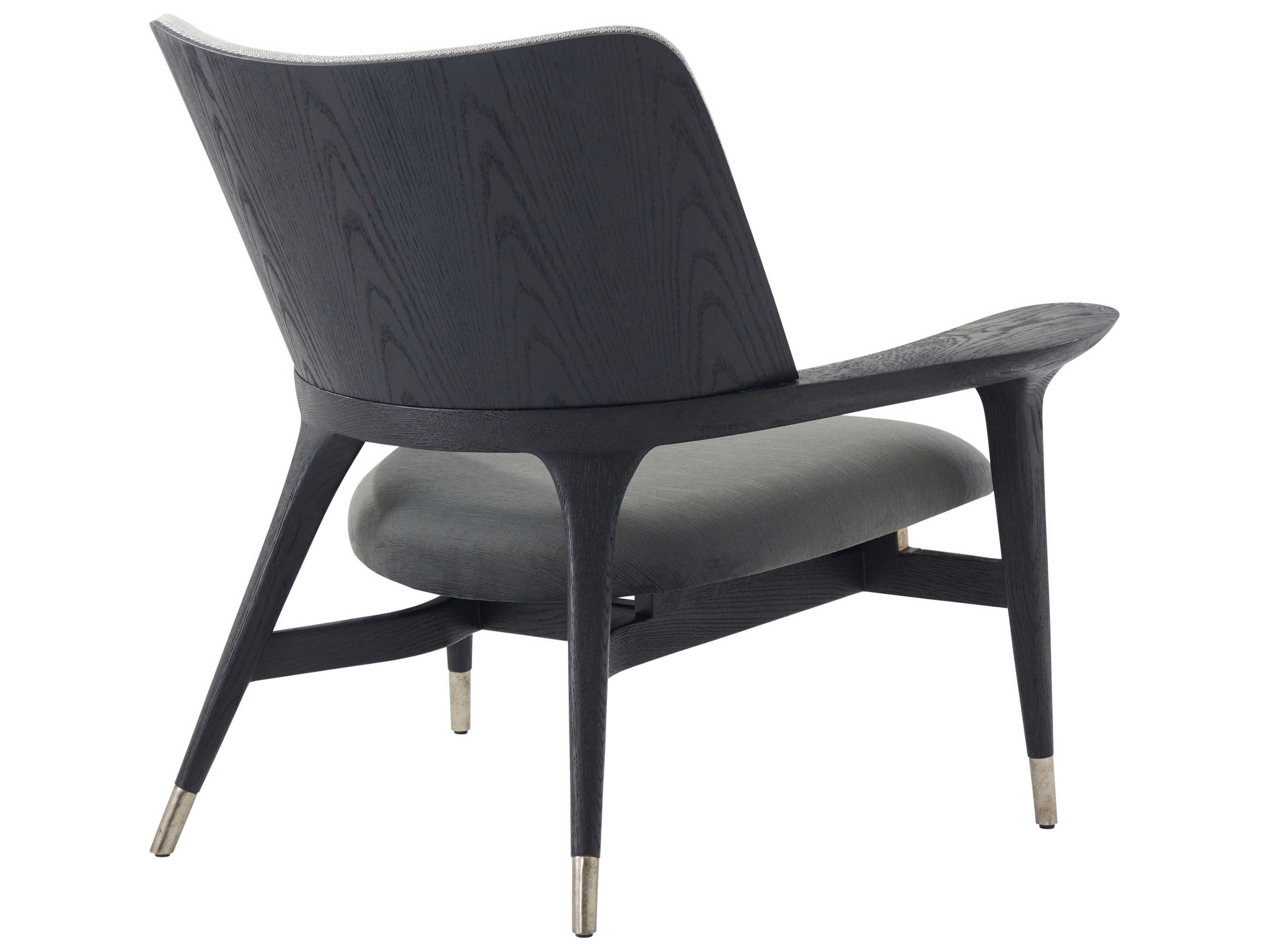 Theodore Alexander Ta Originals 37" Black Fabric Mod Accent Chair TALTA420580DWL