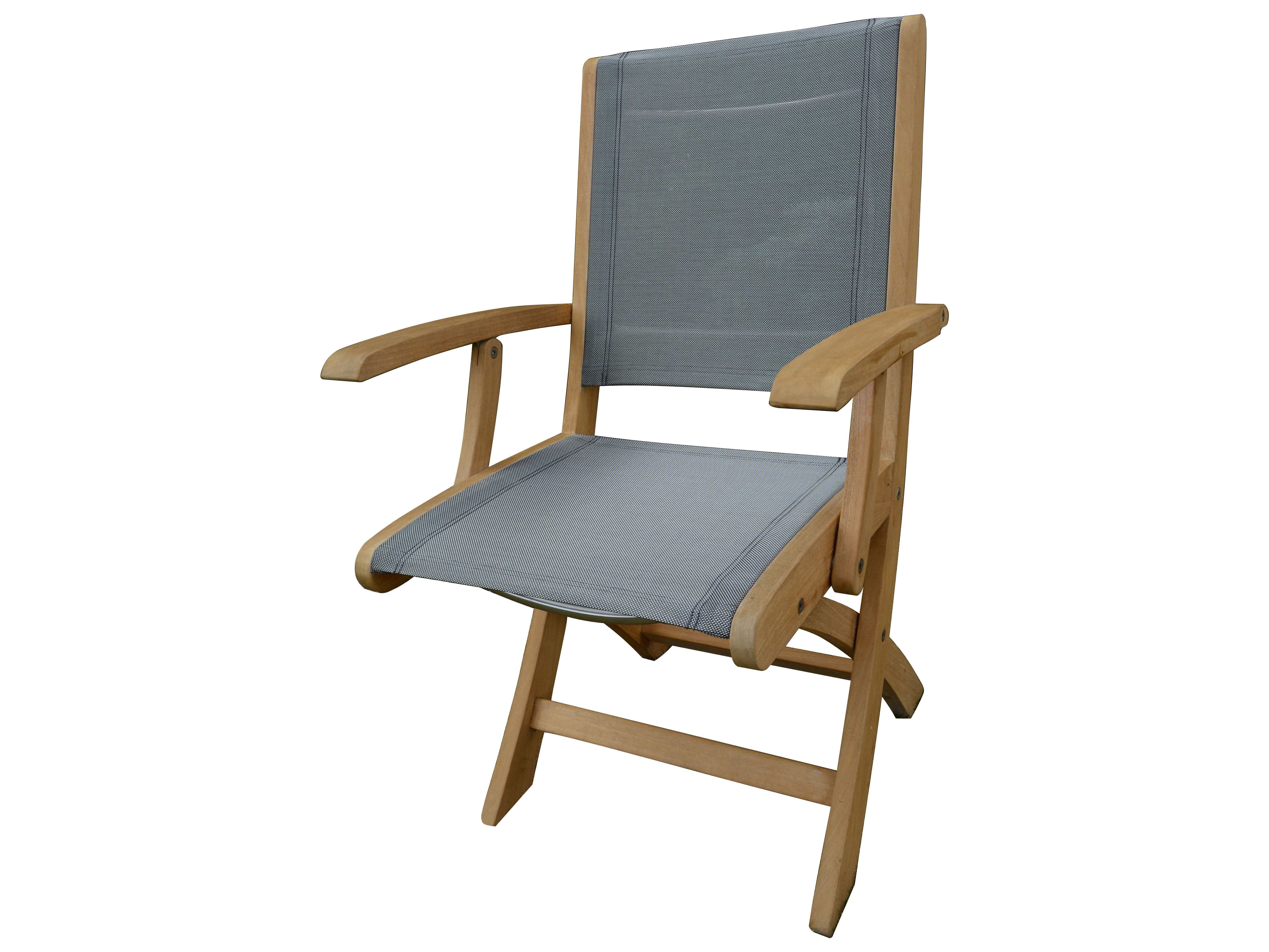 Three Birds Casual Riviera Teak Folding Armchair RV20N