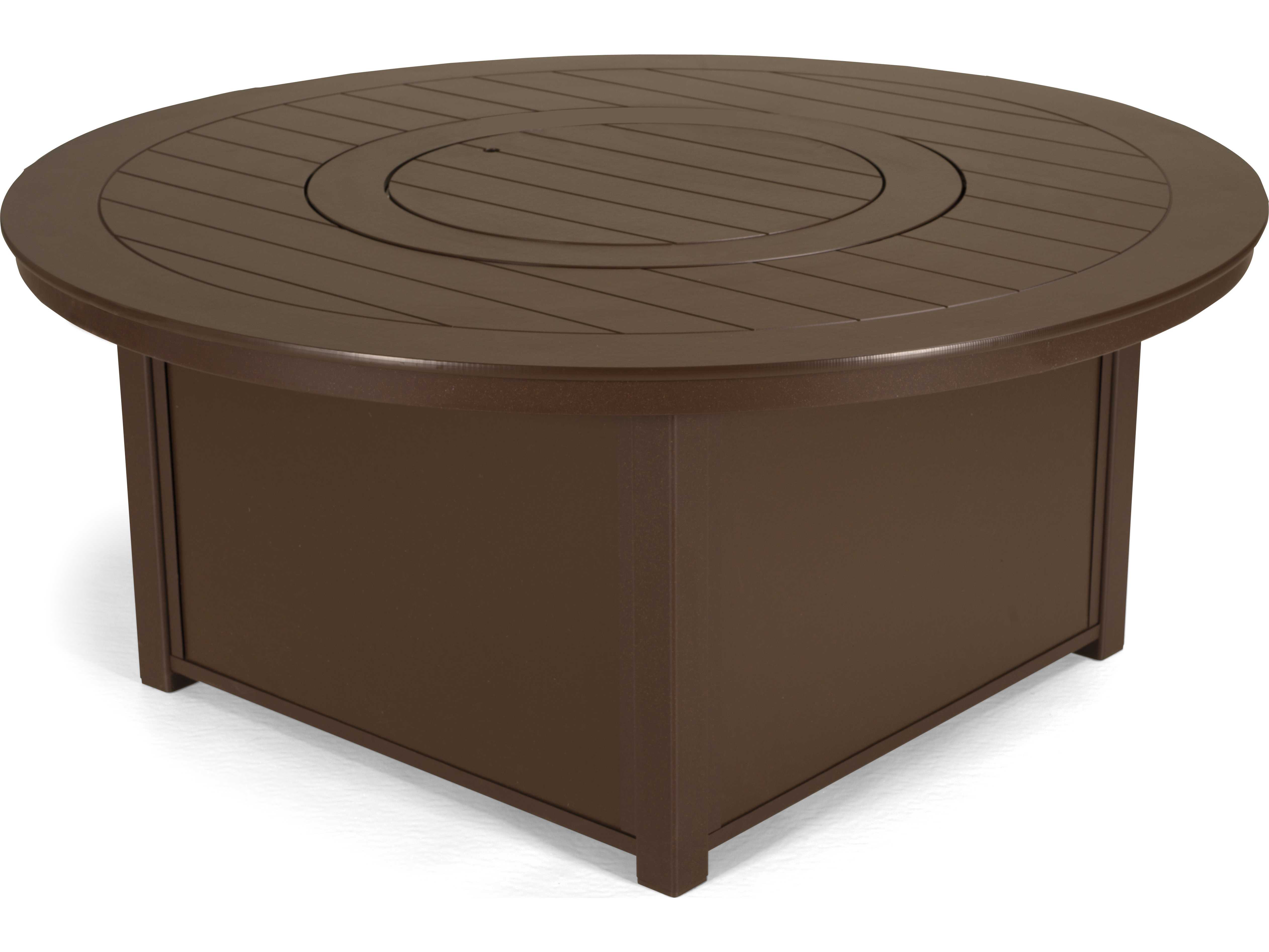 Telescope Casual Aluminum 54 Round Fire Table 4F70