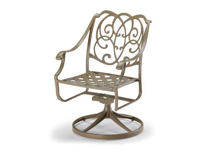 Telescope Casual Bella Lucca Cast Aluminum Metal Arm Swivel Rocker