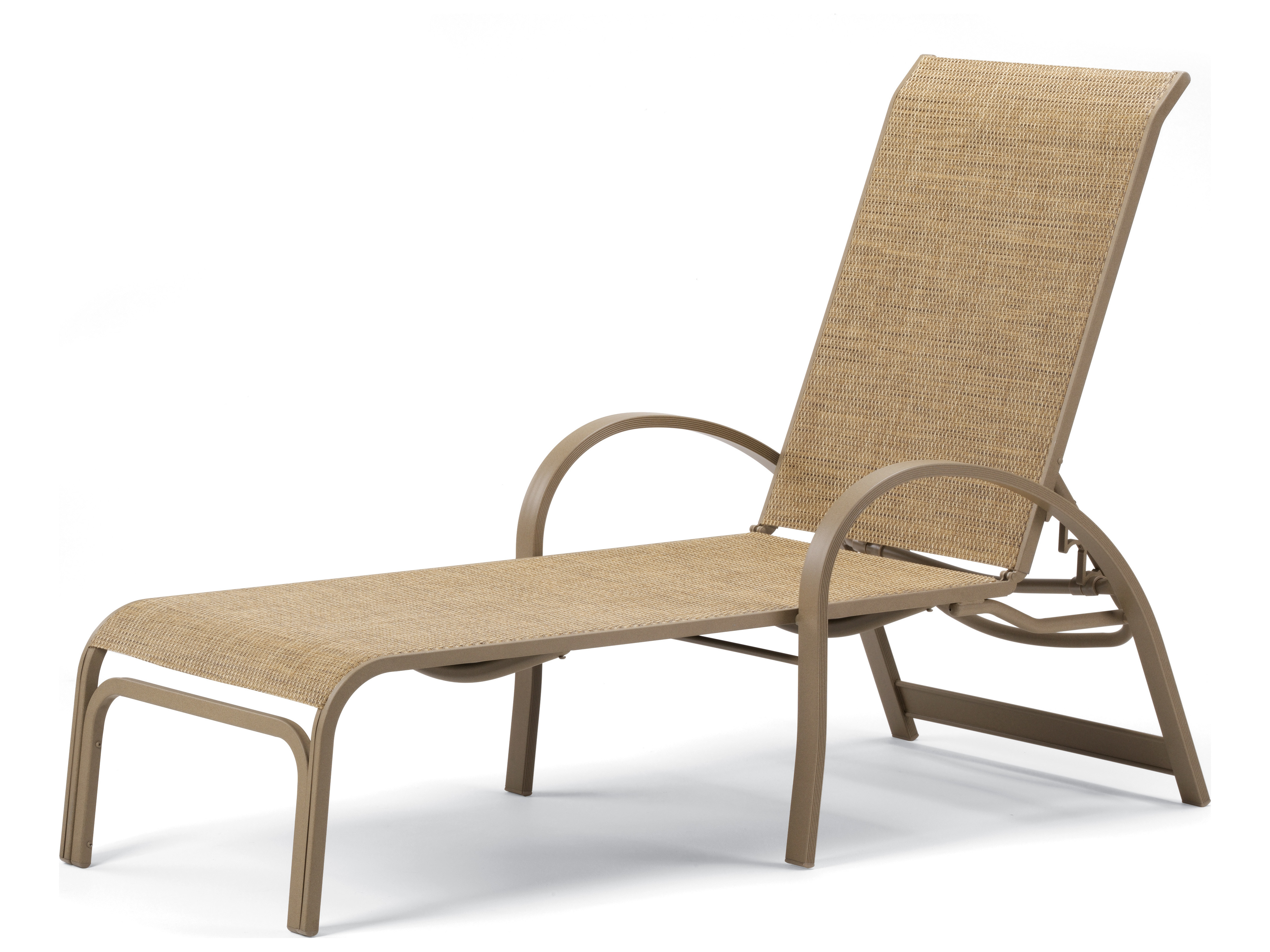 Telescope Casual Aruba Il Sling Aluminum LayFlat Stackable Chaise