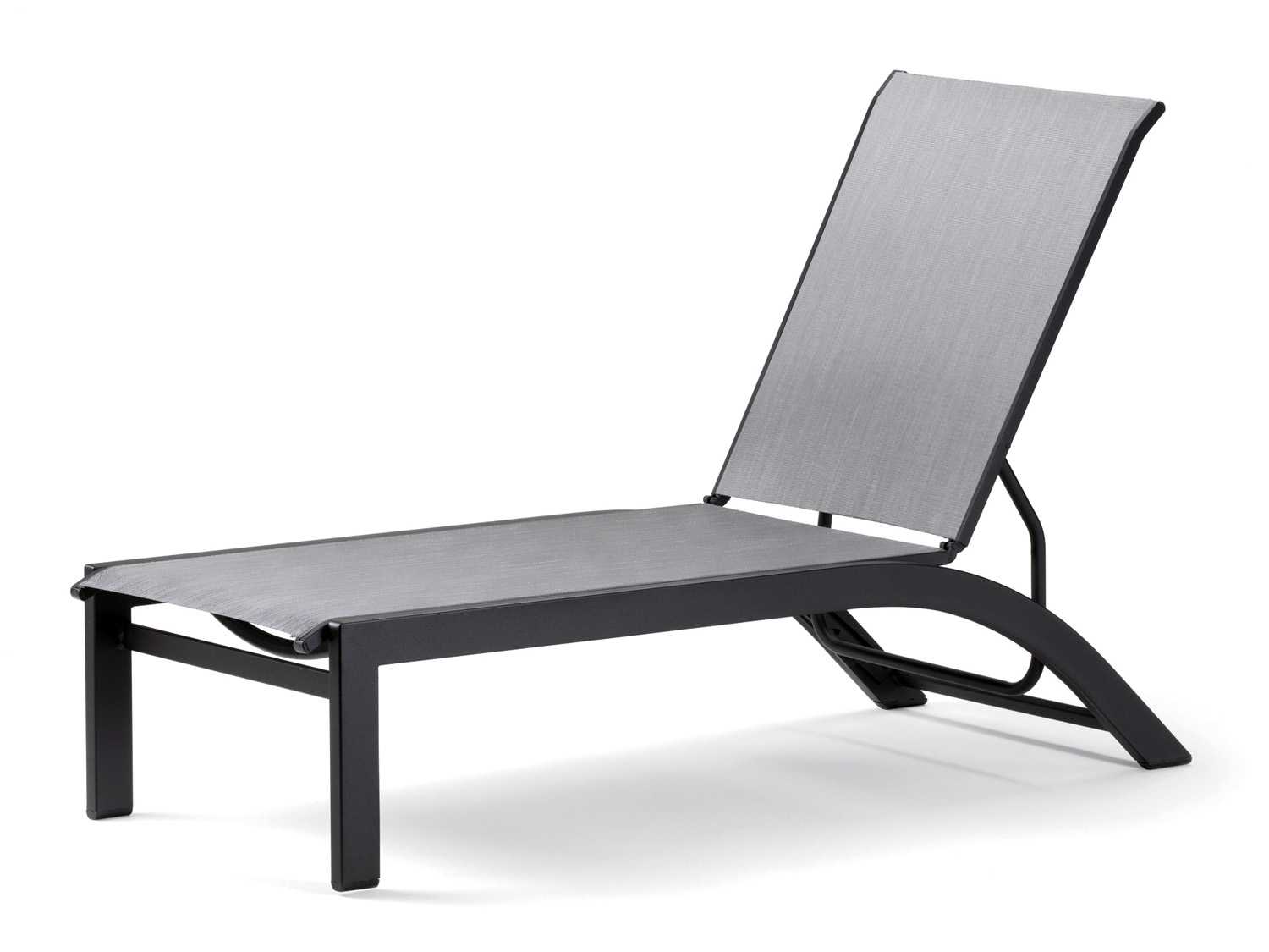 Telescope Casual Kendall Sling Aluminum LayFlat Patio Chaise Lounge 9100