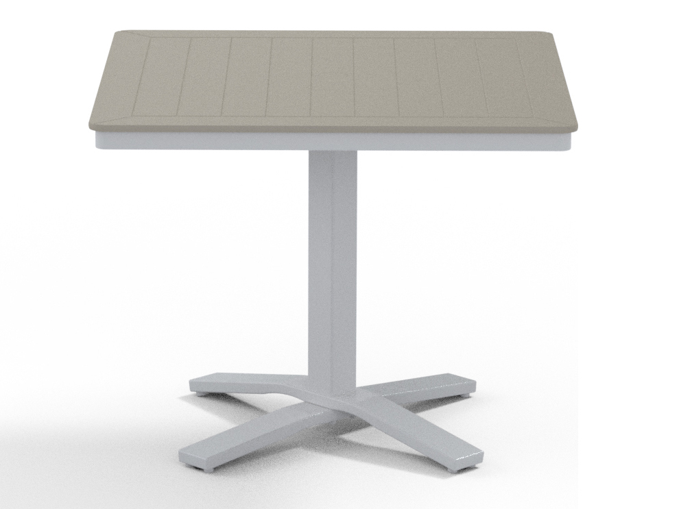 Telescope Casual Marine Grade Polymer 36'' Wide Square Dining Table