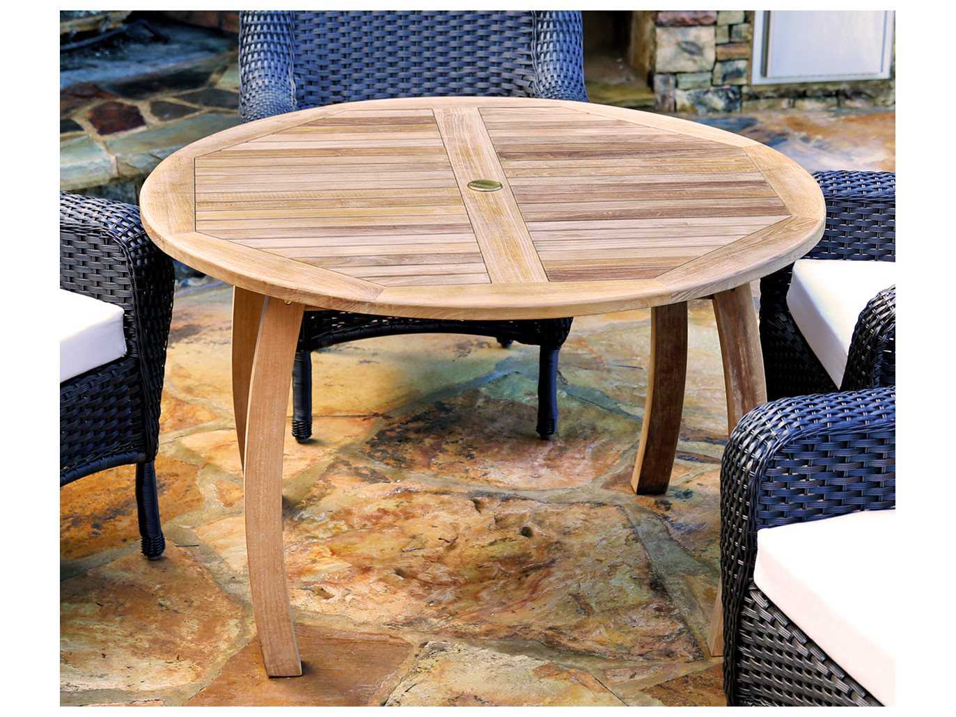 Tortuga Outdoor Jakarta Teak 48 Round Dining Table | TK-R-DT (1373 x 1030 Pixel)