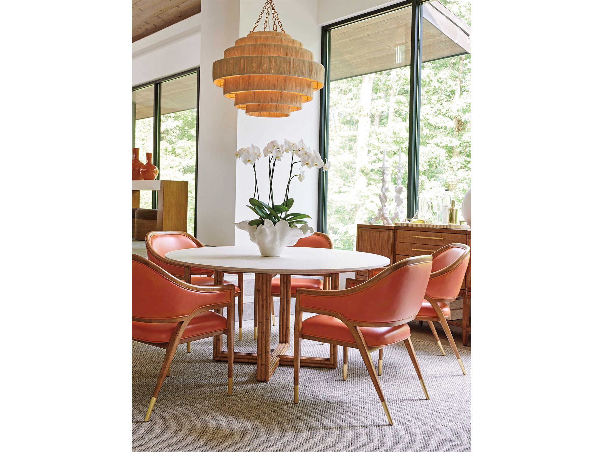 Tommy Bahama Palm Desert Solid Wood Dining Room Set TO010575875CSET