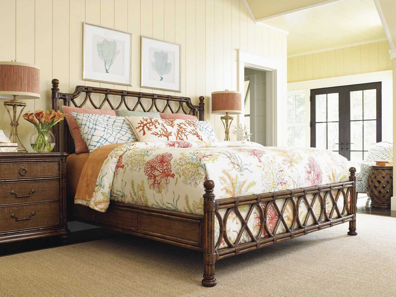 Tommy Bahama Bali Hai California King Headboard TO010593135HB
