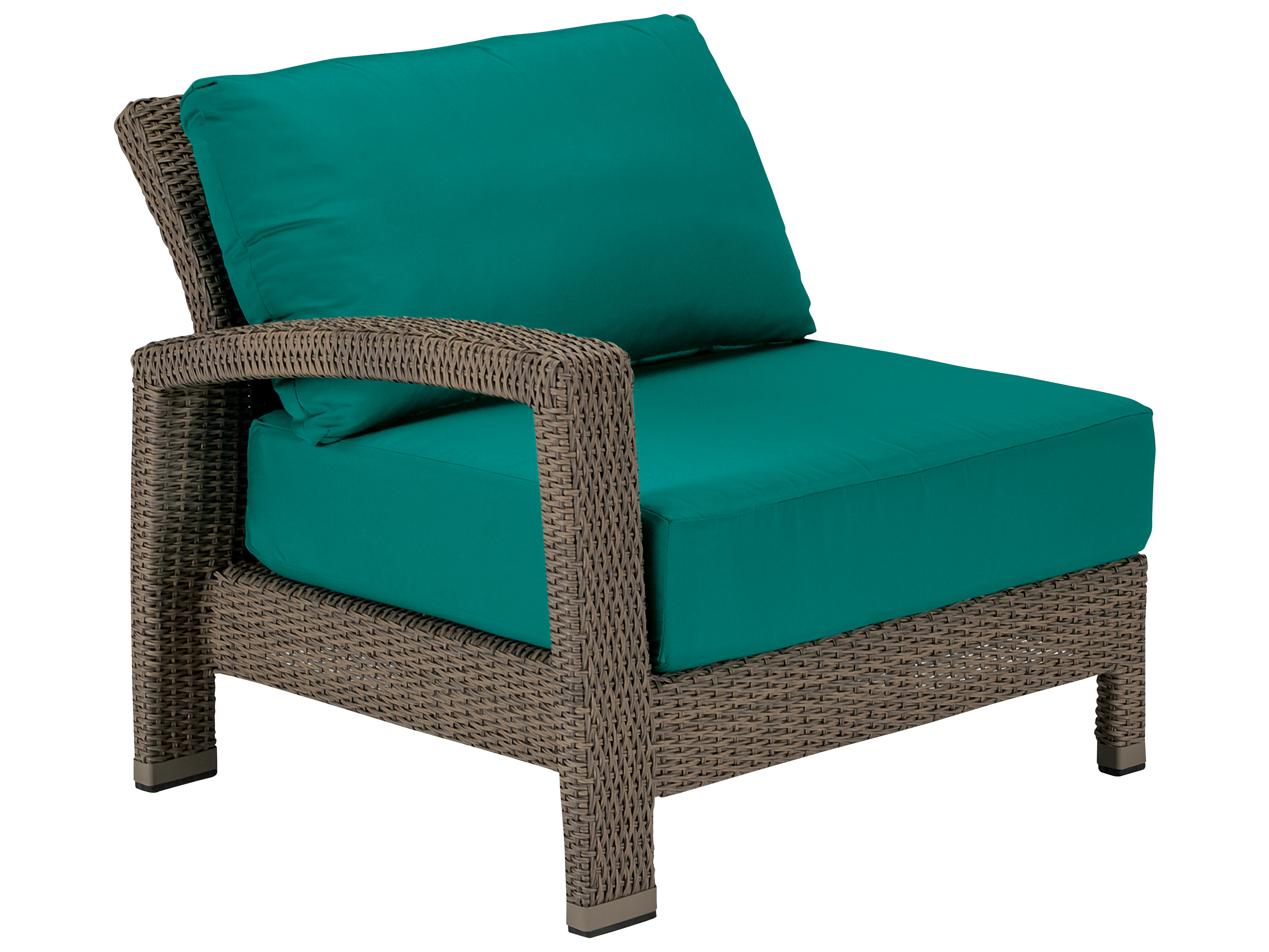 Tropitone Evo Woven Deep Seating Sectional Outdoor Patio Lounge Set