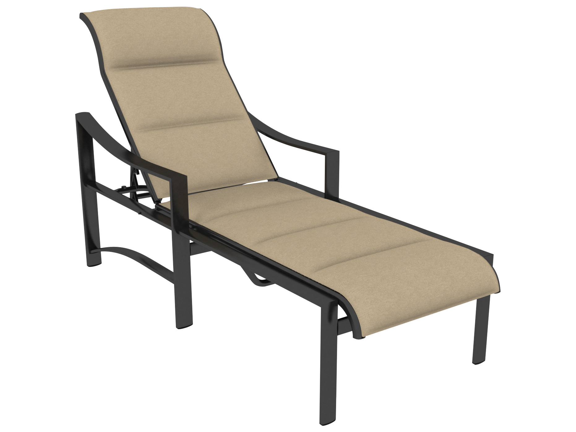 Tropitone Kenzo Padded Sling Aluminum Chaise Lounge TP381532PS