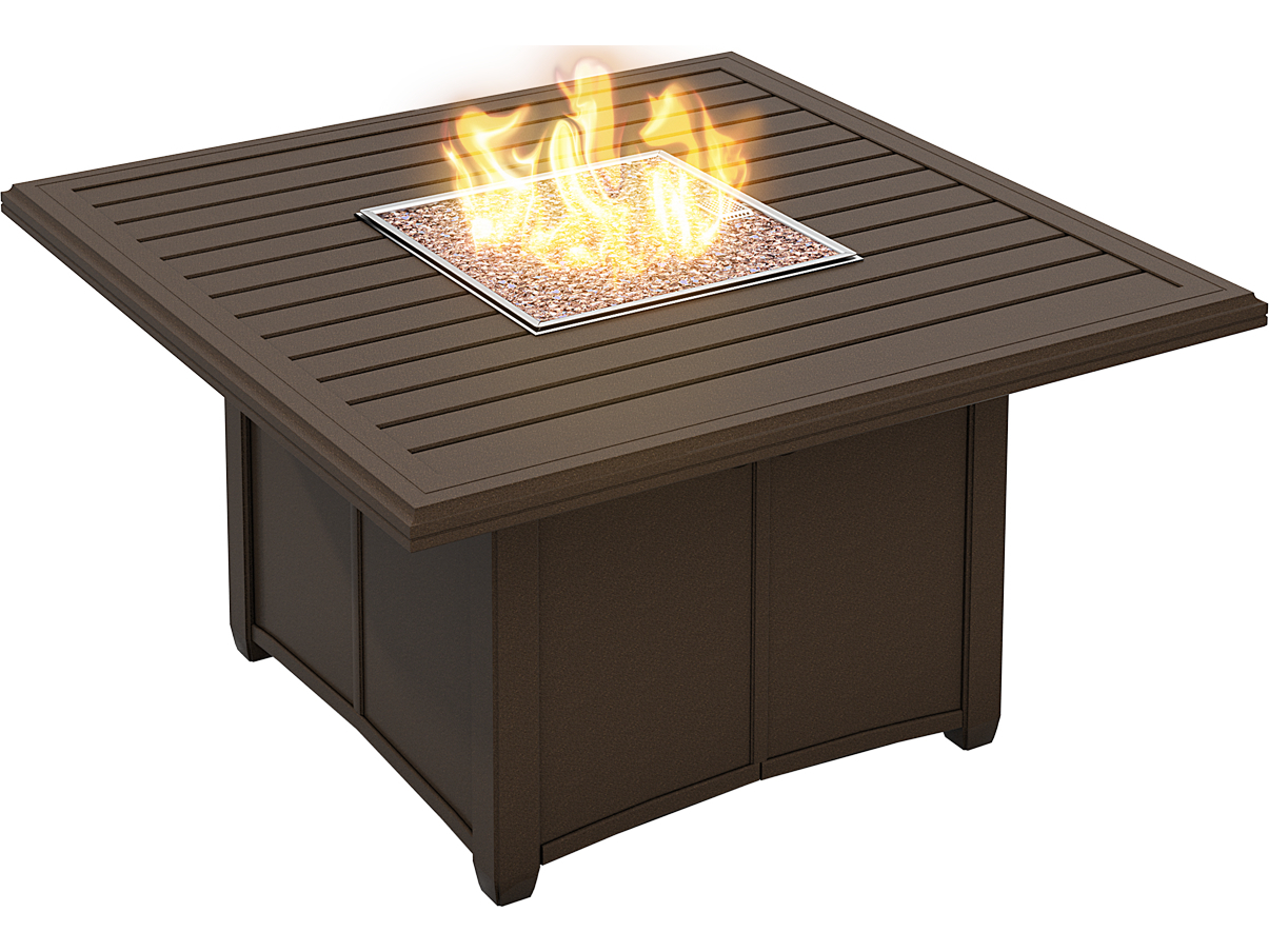 Tropitone Banchetto Aluminum Fire Pit Table TP401158FP