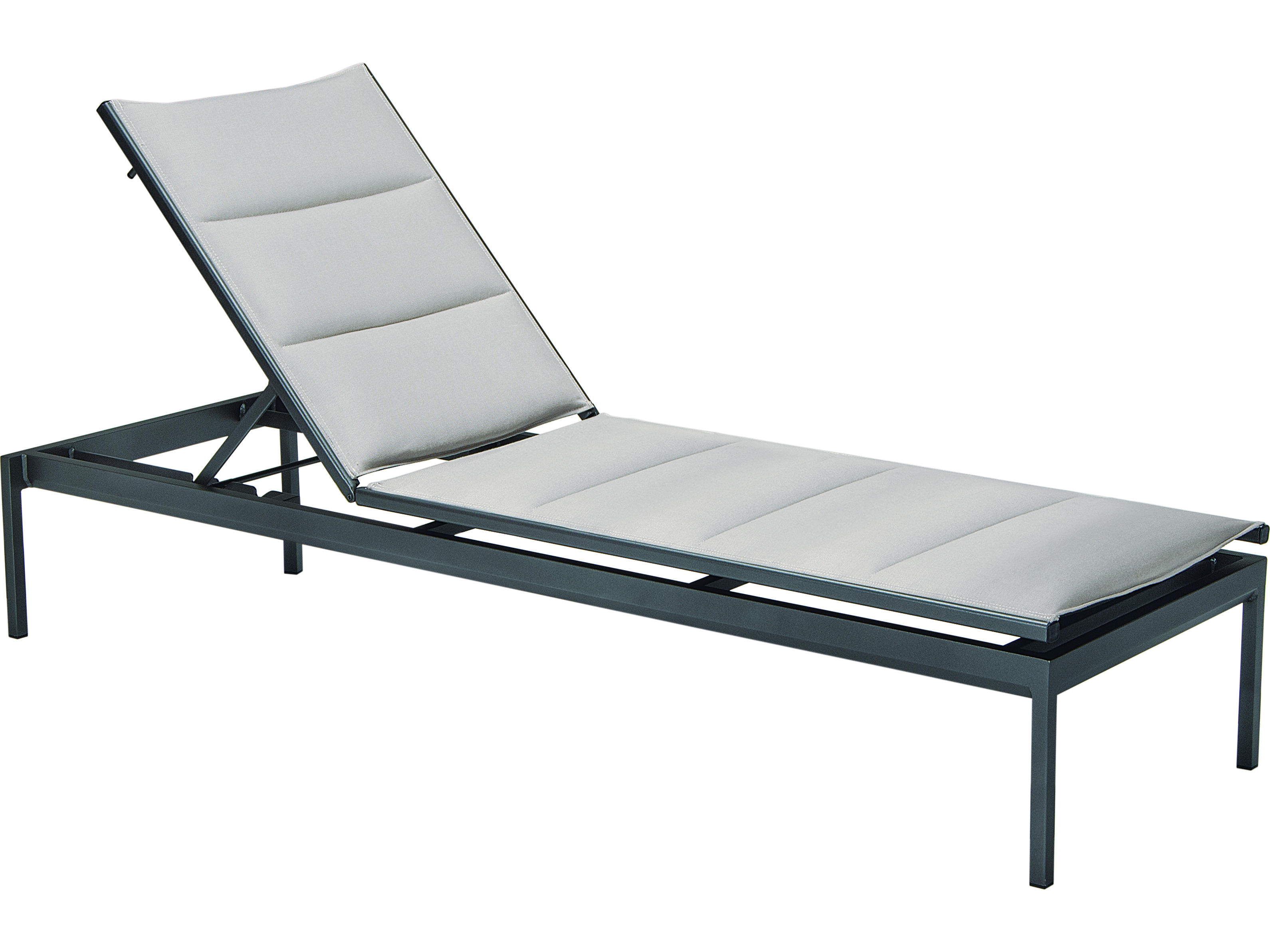 Tropitone Cabana Club Aluminum Padded Sling Stackable Chaise Lounge