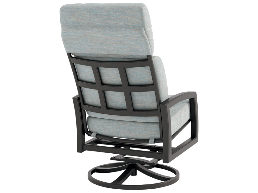 Tropitone Muirlands Cushion Aluminum High Back Swivel Rocker Lounge