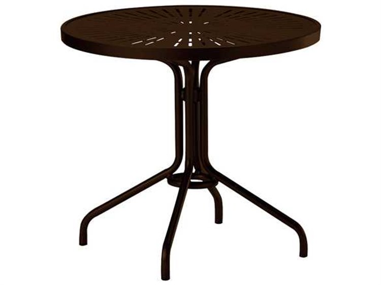 Tropitone La Stratta Aluminum 30''Wide Round Dining Table