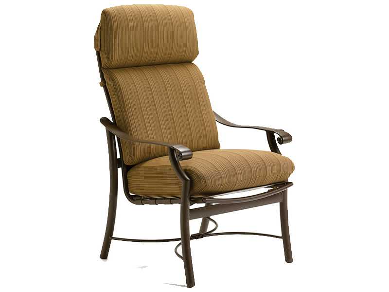 Tropitone Montreaux Replacement Cushion High Back Dining Chair/High