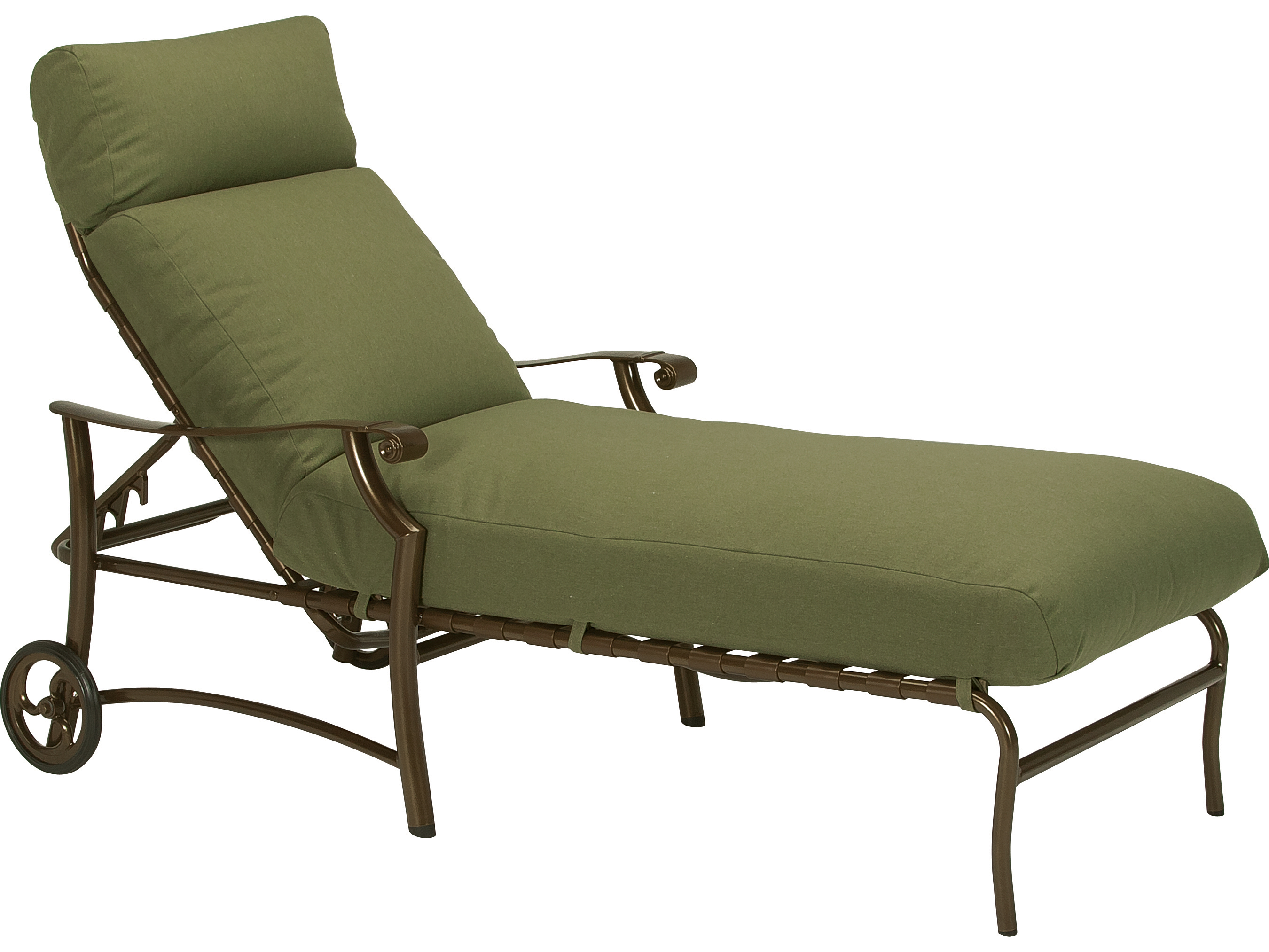 Tropitone Montreaux II Relaxplus Cushion Aluminum Chaise Lounge Set