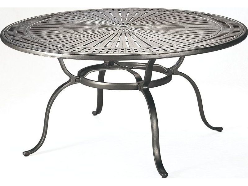 Tropitone Kd Spectrum Cast Aluminum 49 Round Dining Table ... (799 x 599 Pixel)