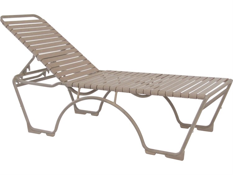 Tropitone Kahana Strap Aluminum Stackable Outdoor Chaise Lounge 8032N
