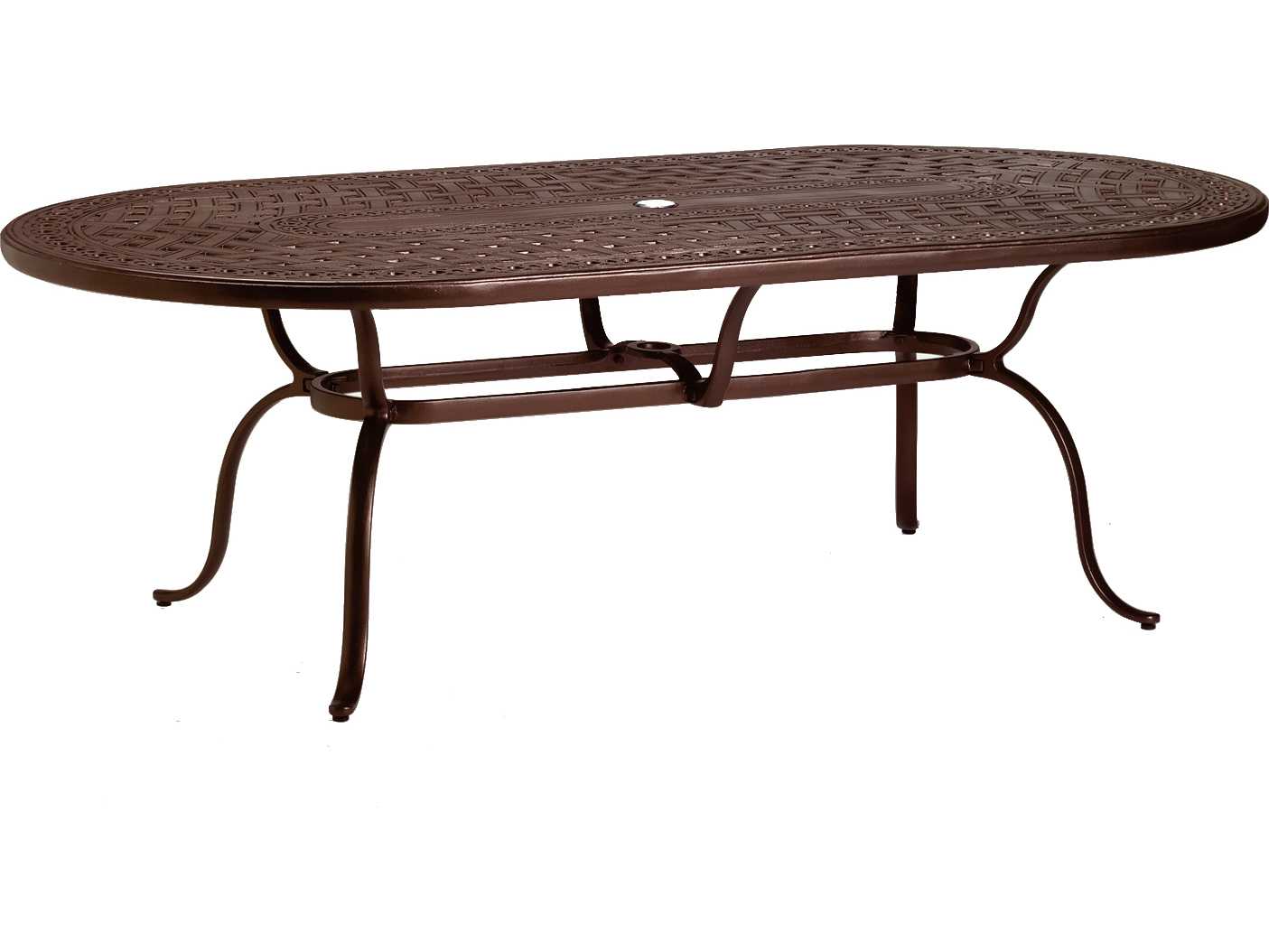 Tropitone Kd Garden Terrace Cast Aluminum 85 x 43 Oval Dining Table