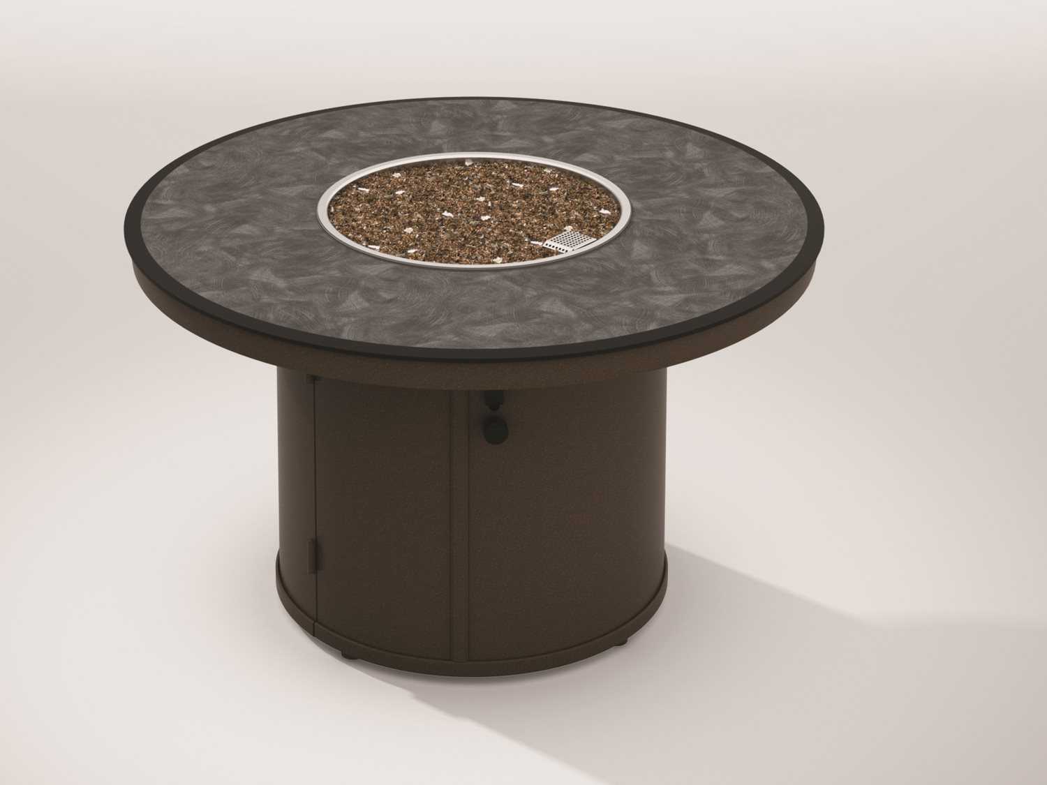 Tropitone Bello Aluminum 42 Round Fire Pit Table BE42RFP