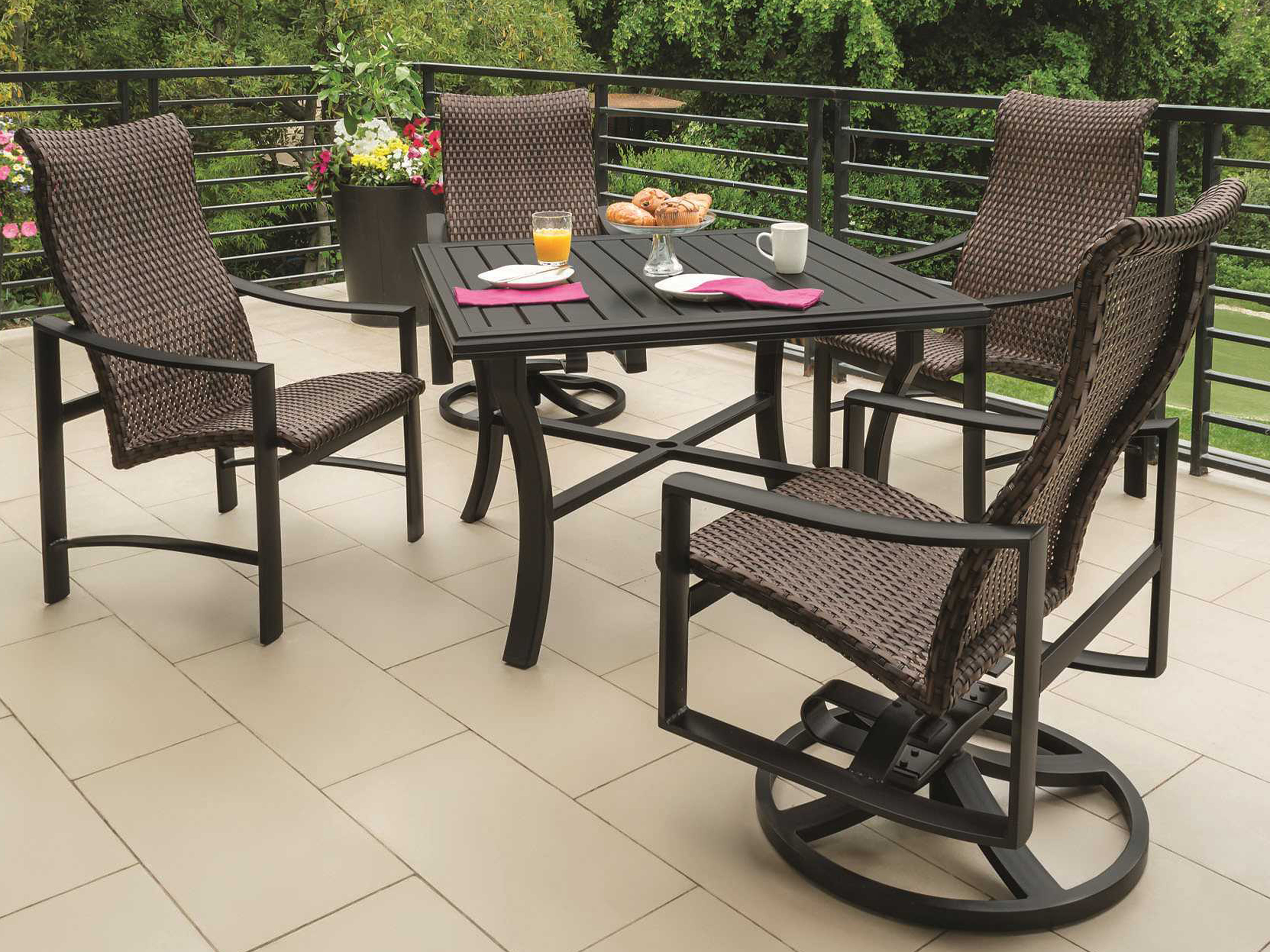 Tropitone Kenzo Woven Dining Set KENZOWDINSET