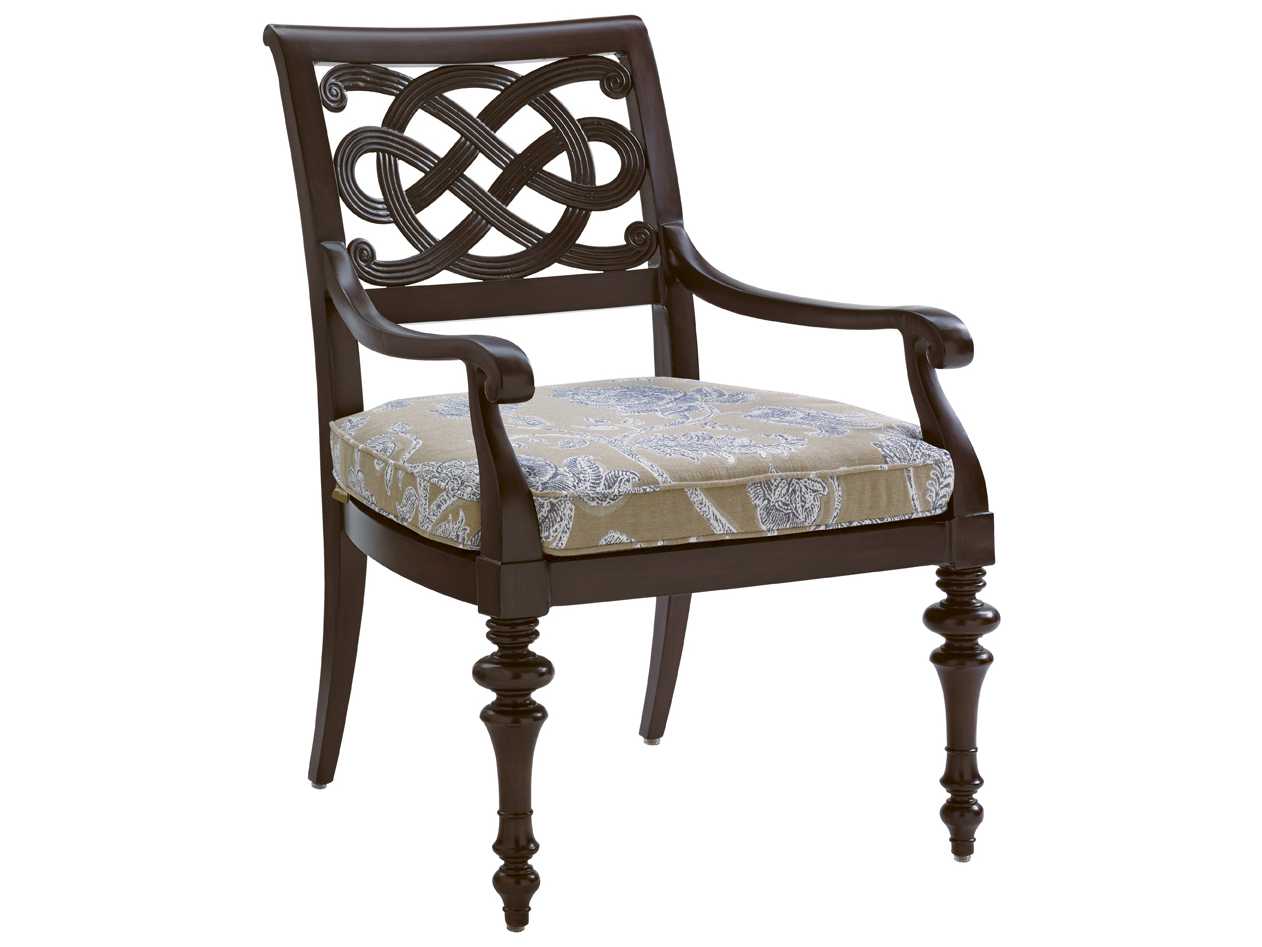 Tommy Bahama Outdoor Black Sands Cast Aluminum Cushion Dining Chair TR323513