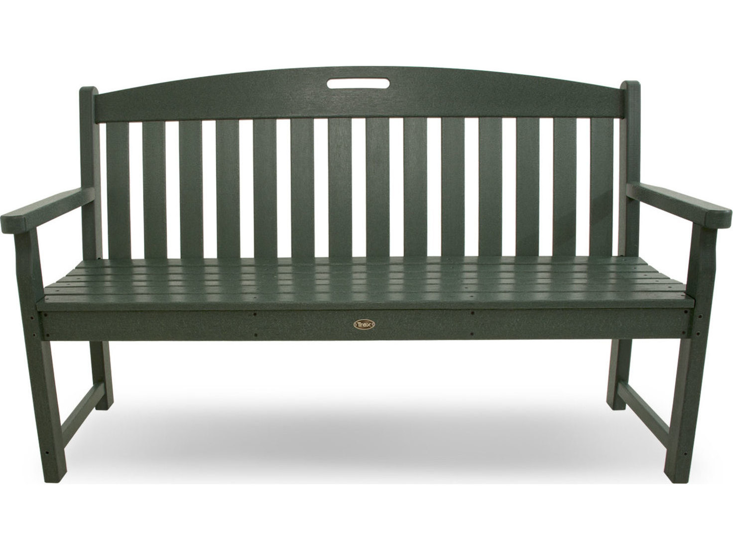 Trex® Outdoor Furniture™ Yacht Club Recycled Plastic 60'' Bench TRXTXB60