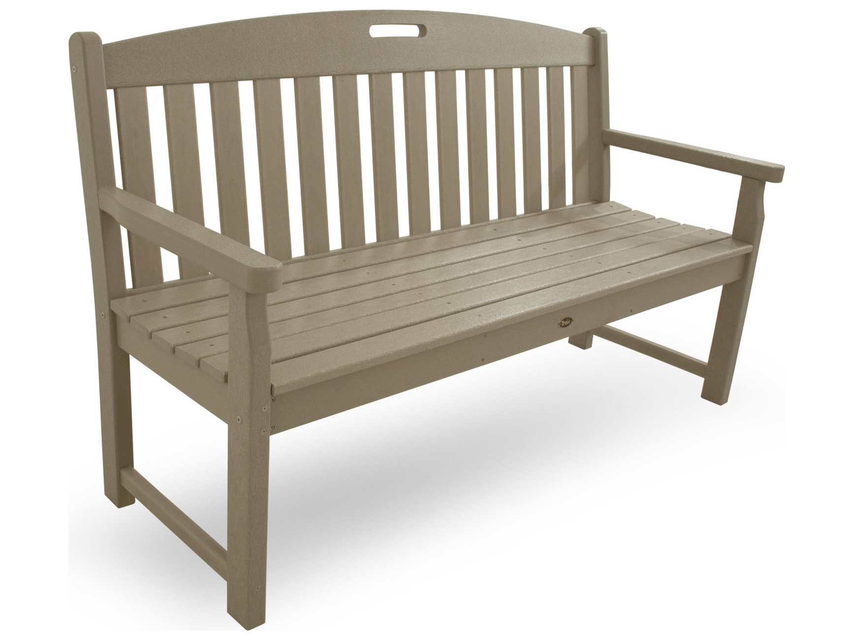 Trex® Outdoor Furniture Yacht Club 60'' Bench in Sand Castle TRXTXB60SC