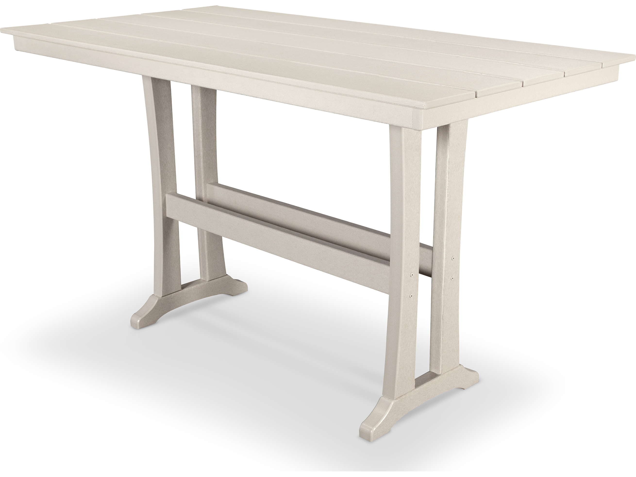 Trex® Outdoor Furniture™ Farmhouse Trestle Recycled Plastic 72'W x 37