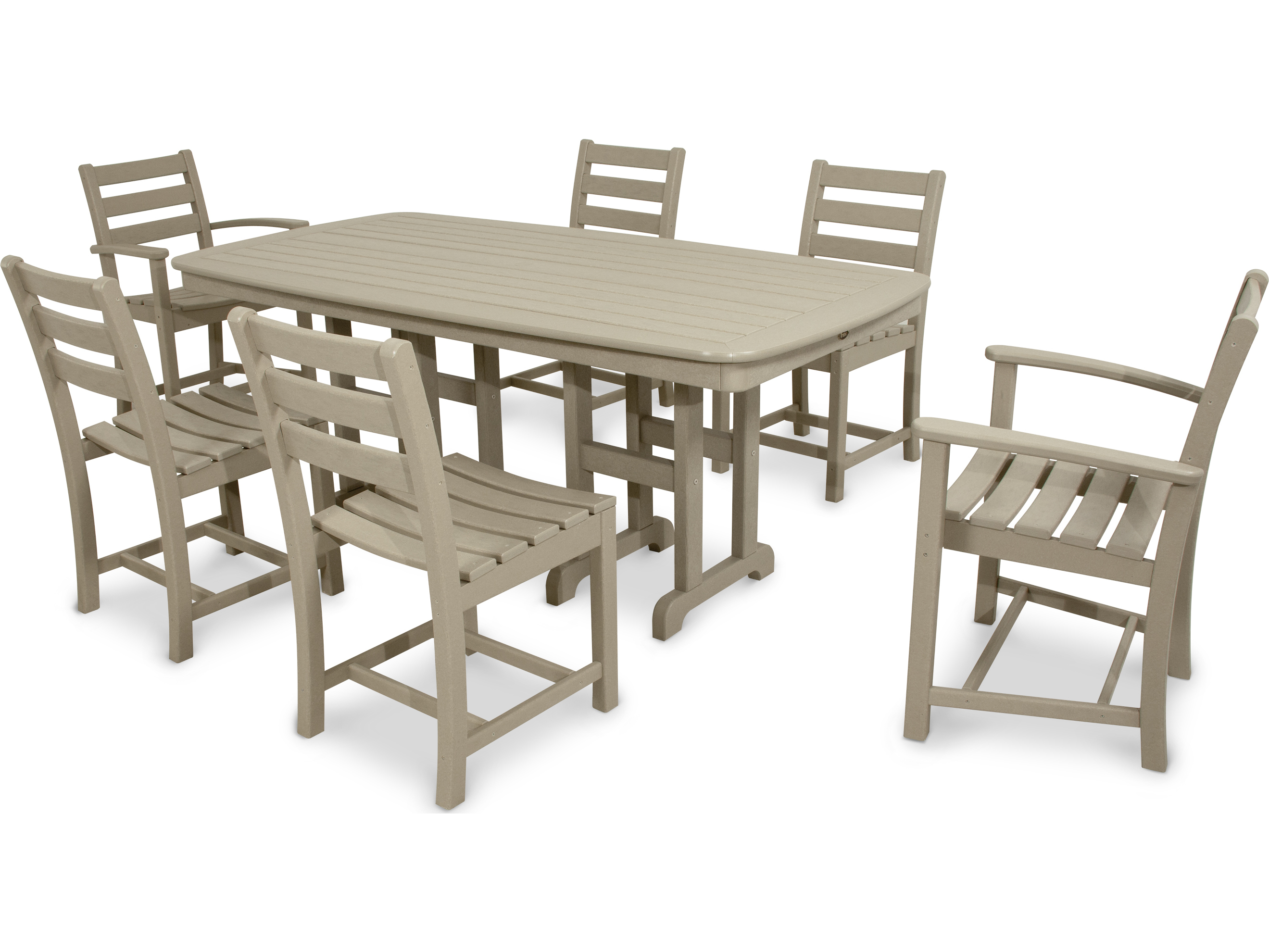 Trex® Outdoor Furniture Monterey Bay 7Piece Dining Set in Sand Castle