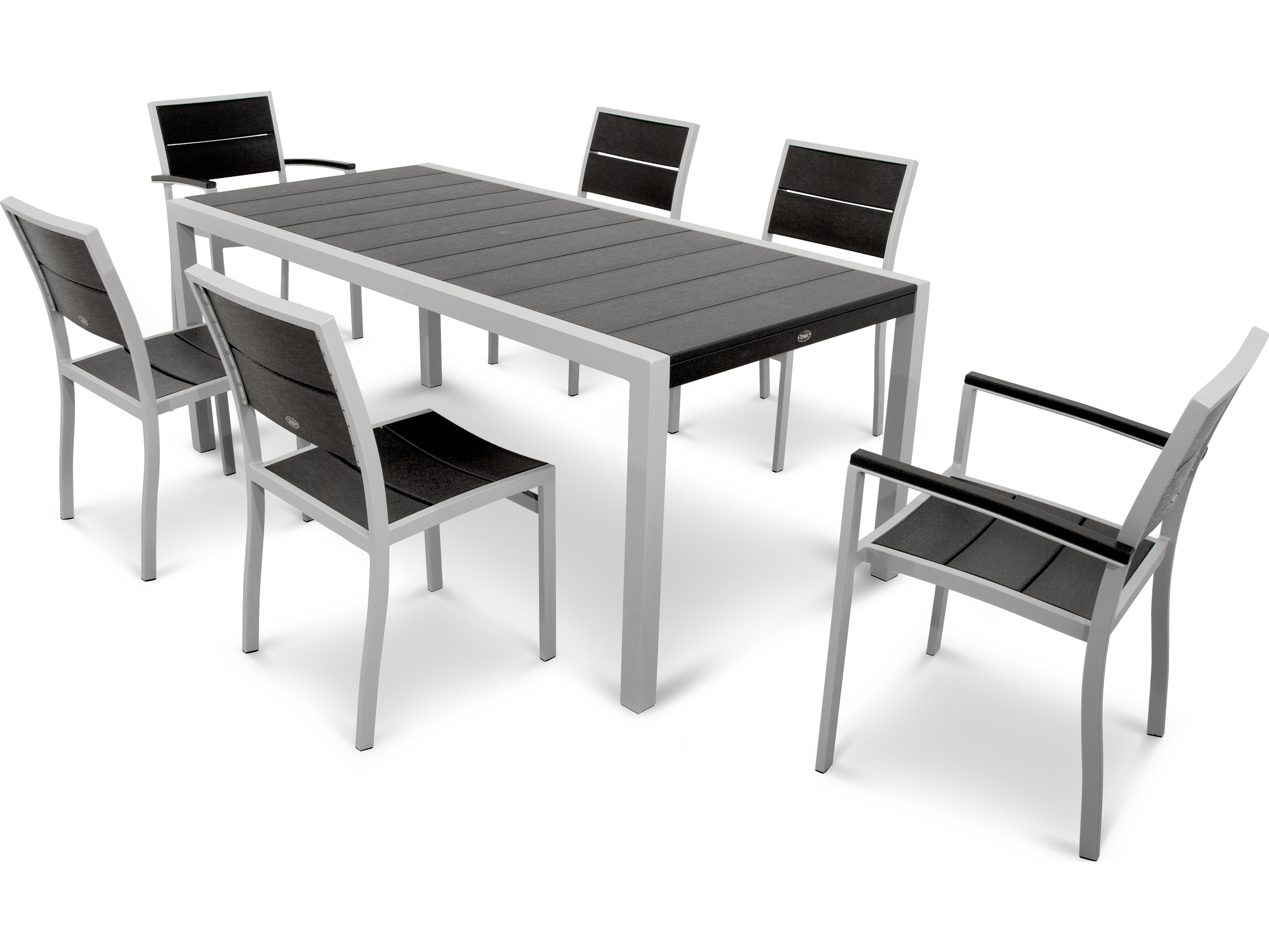 Trex® Outdoor Furniture™ Surf City Aluminum 7 Piece Dining Set TXS1231